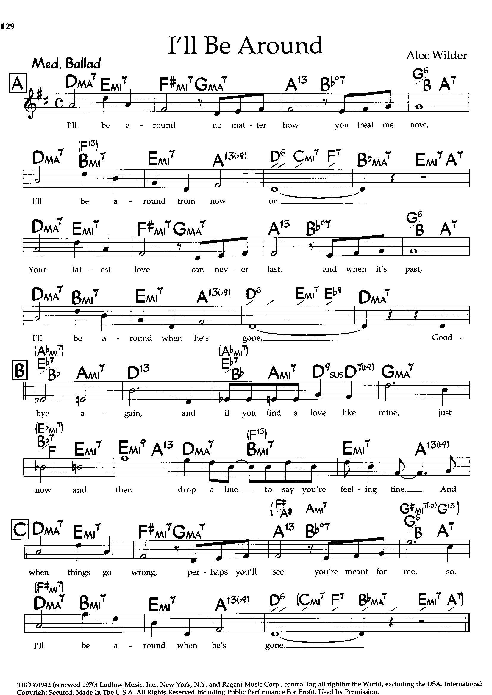 I'll Be Around — (Standard Version) I'll Be Around — (Standard Version)