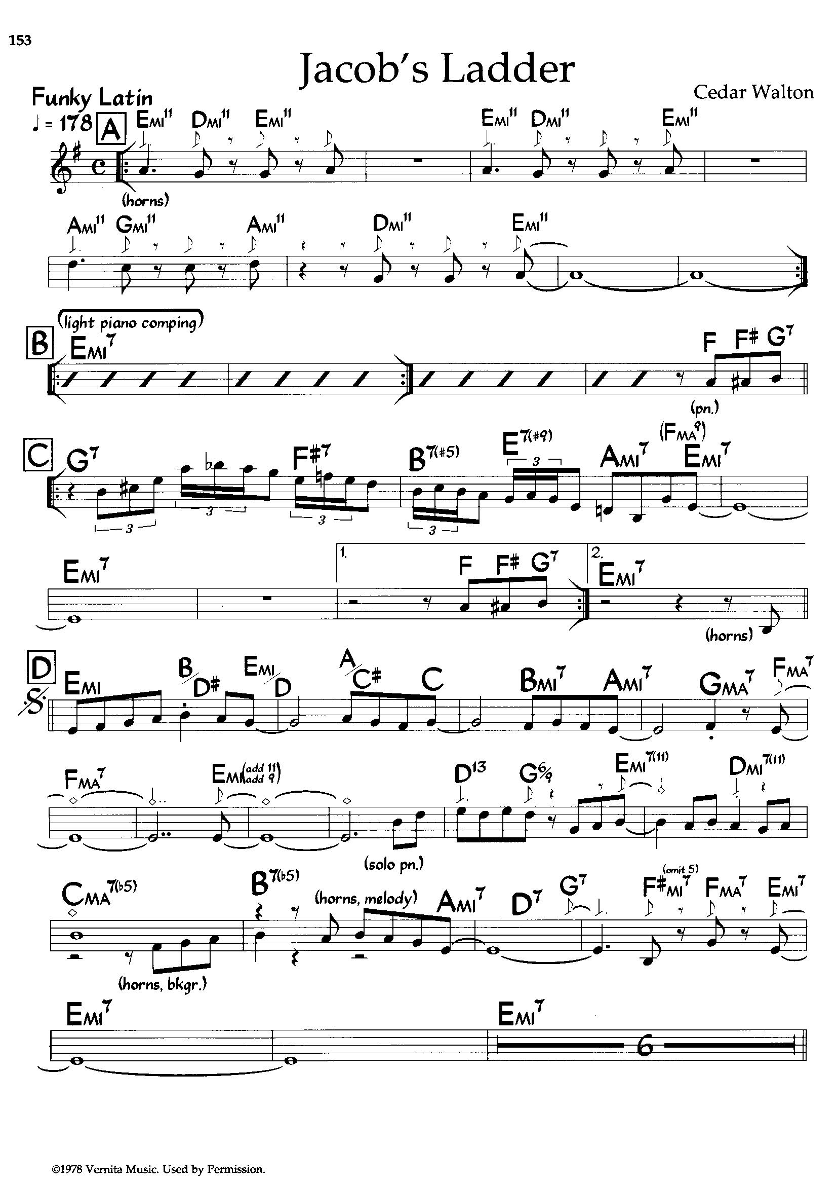 Jacob's Ladder — Cedar Walton Jacob's Ladder — Cedar Walton