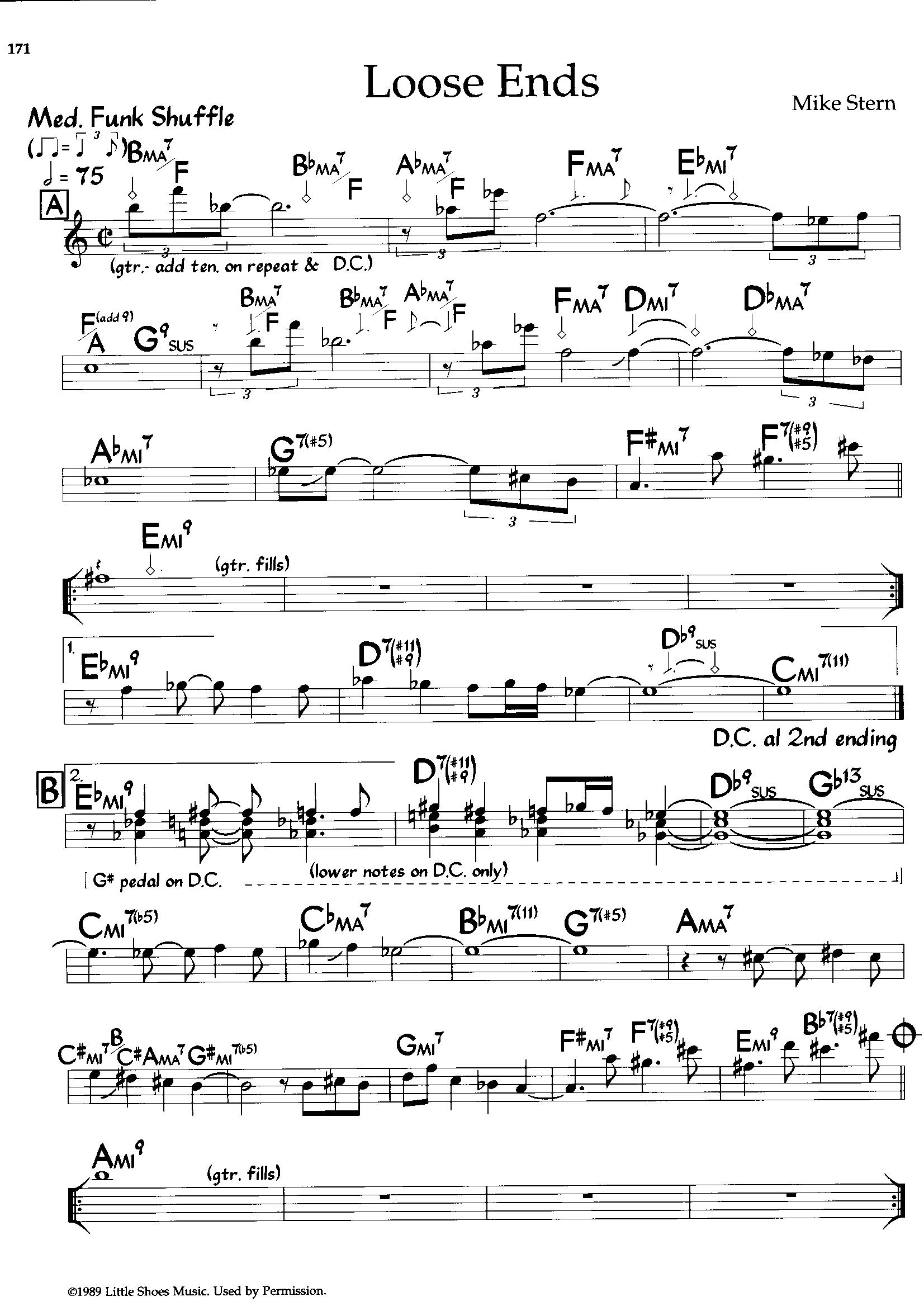 Loose Ends — Mike Stern Loose Ends — Mike Stern