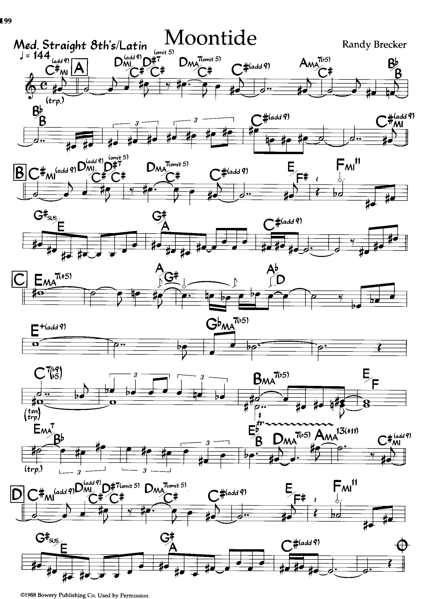 Moontide — Randy Brecker Moontide — Randy Brecker