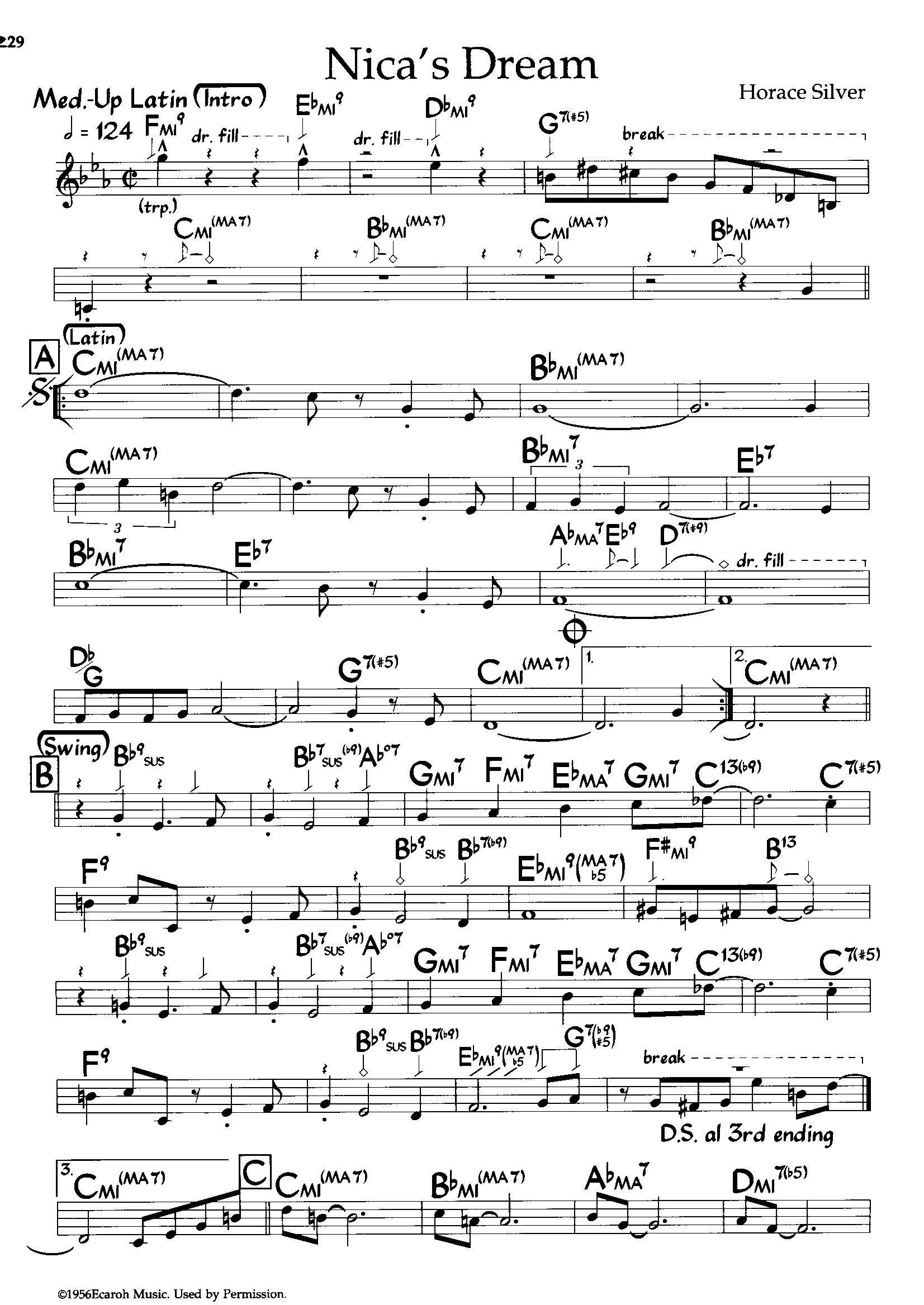 Nica's Dream — Horace Silver Nica's Dream — Horace Silver