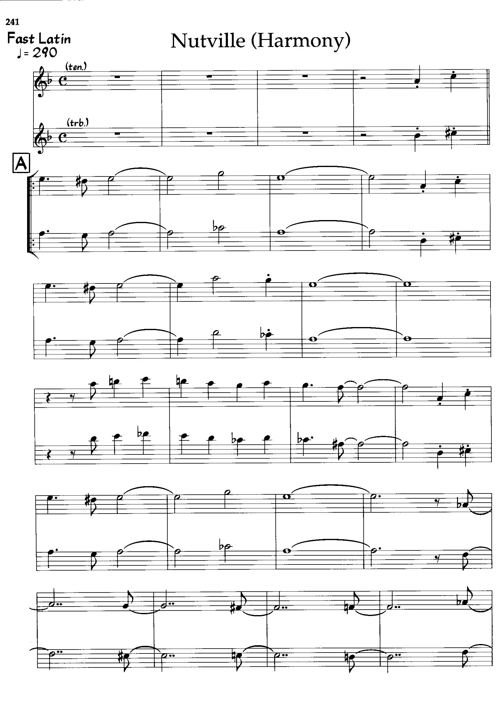 Nutville — Horace Silver Nutville — Horace Silver