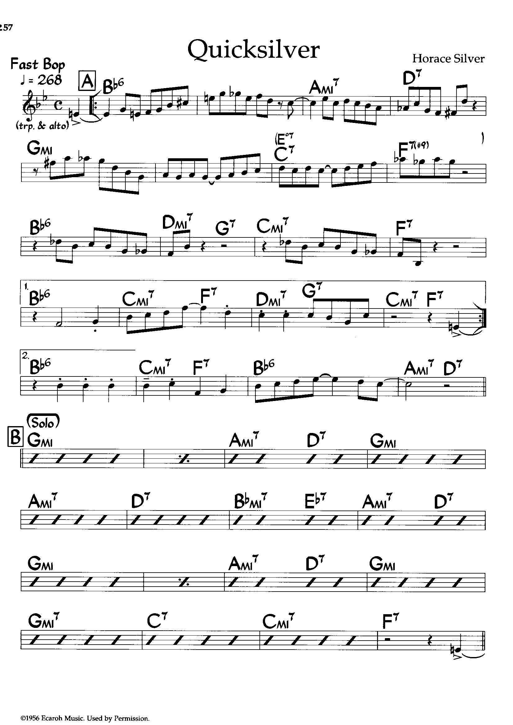 Quicksilver — Horace Silver