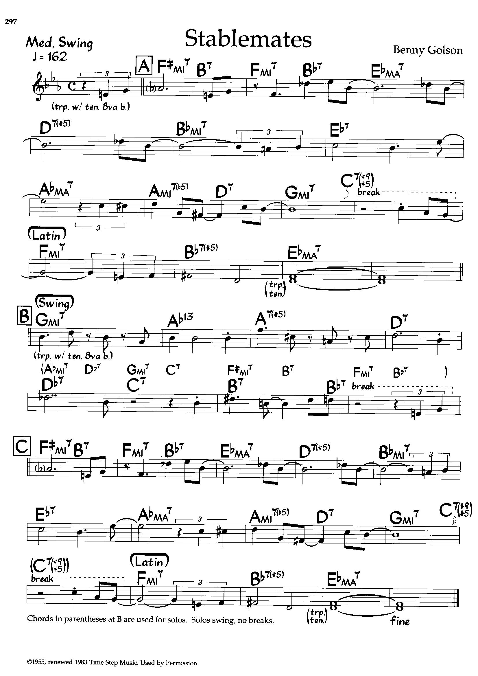 Stablemates — Benny Golson Stablemates — Benny Golson