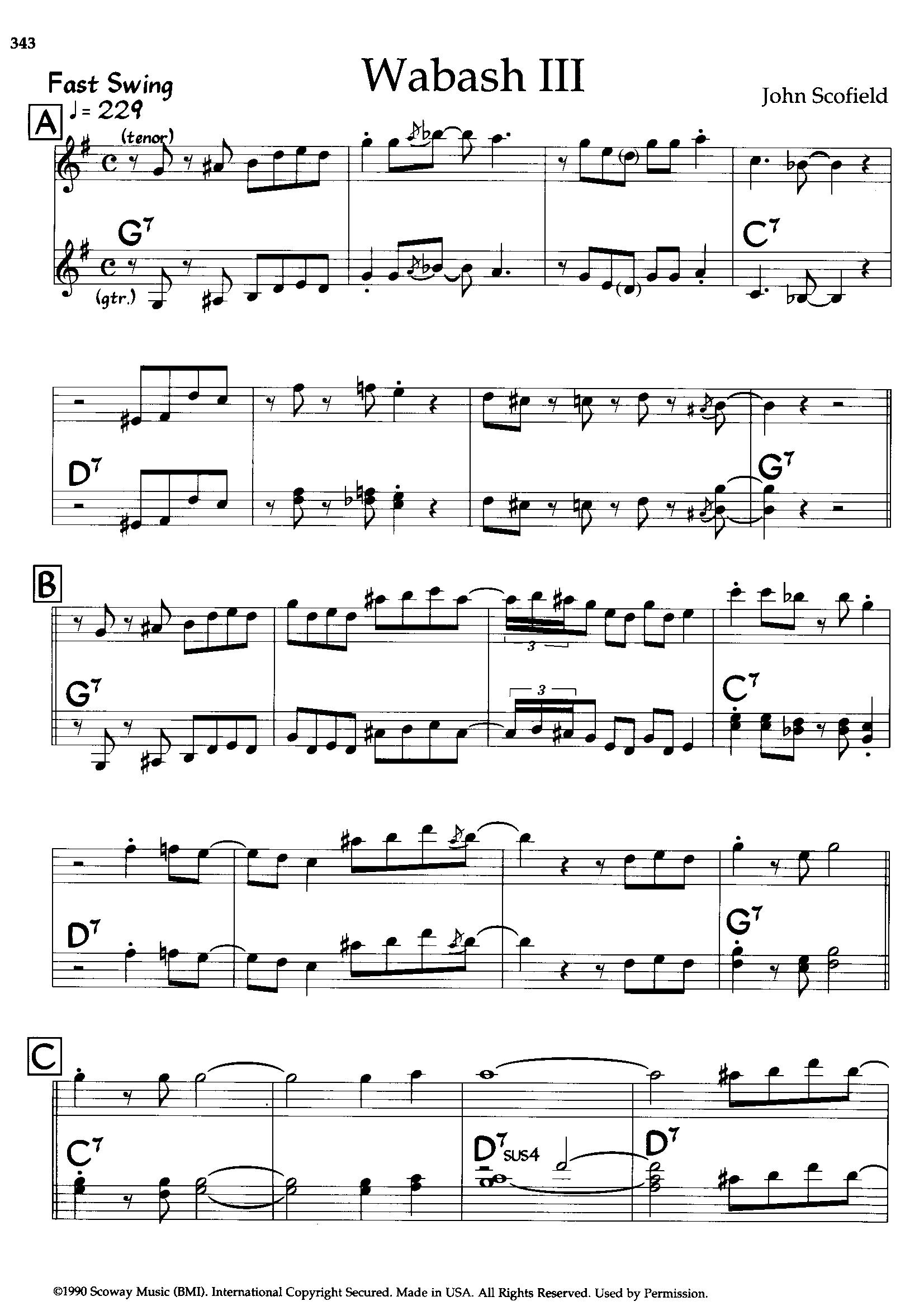 Wabash Iii — John Scofield