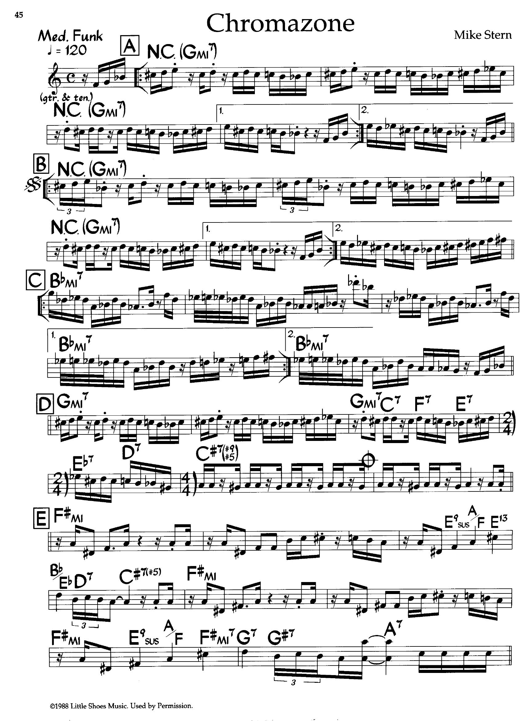 Chromazone — Mike Stern Chromazone — Mike Stern