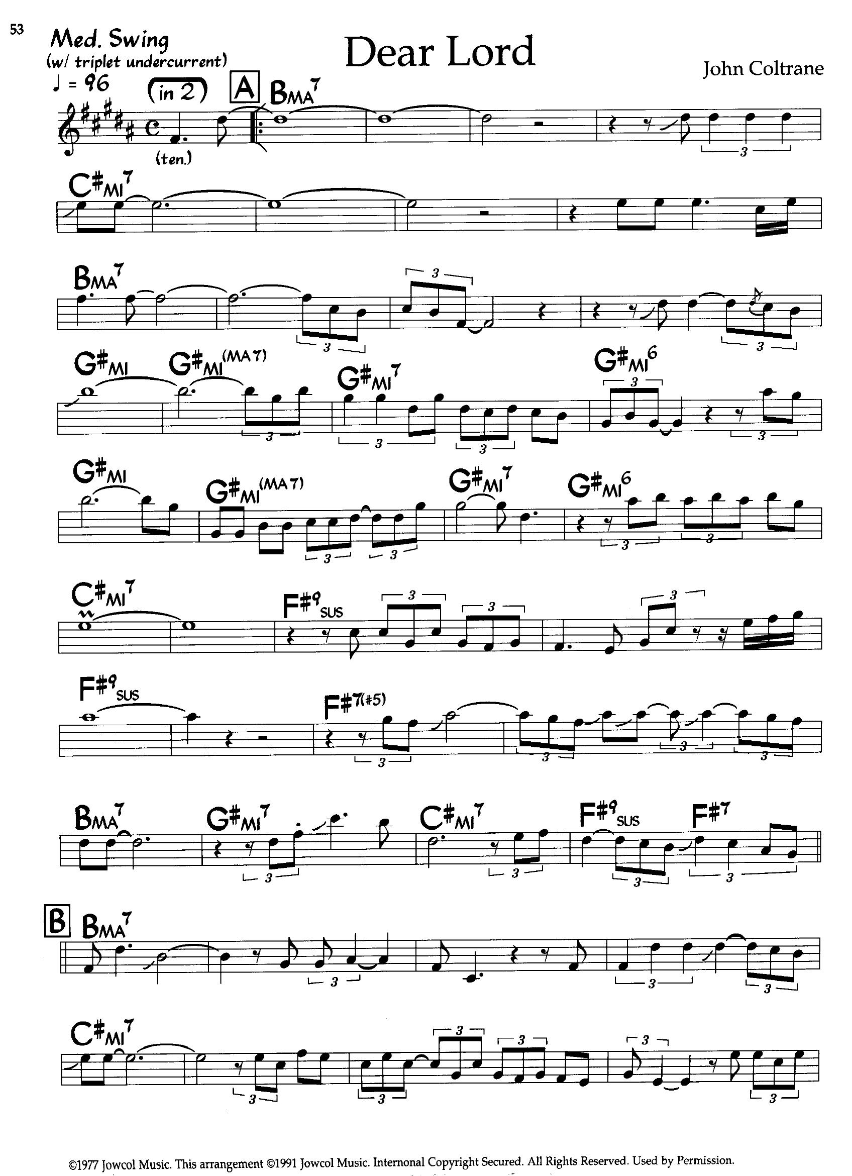 Dear Lord — John Coltrane Dear Lord — John Coltrane