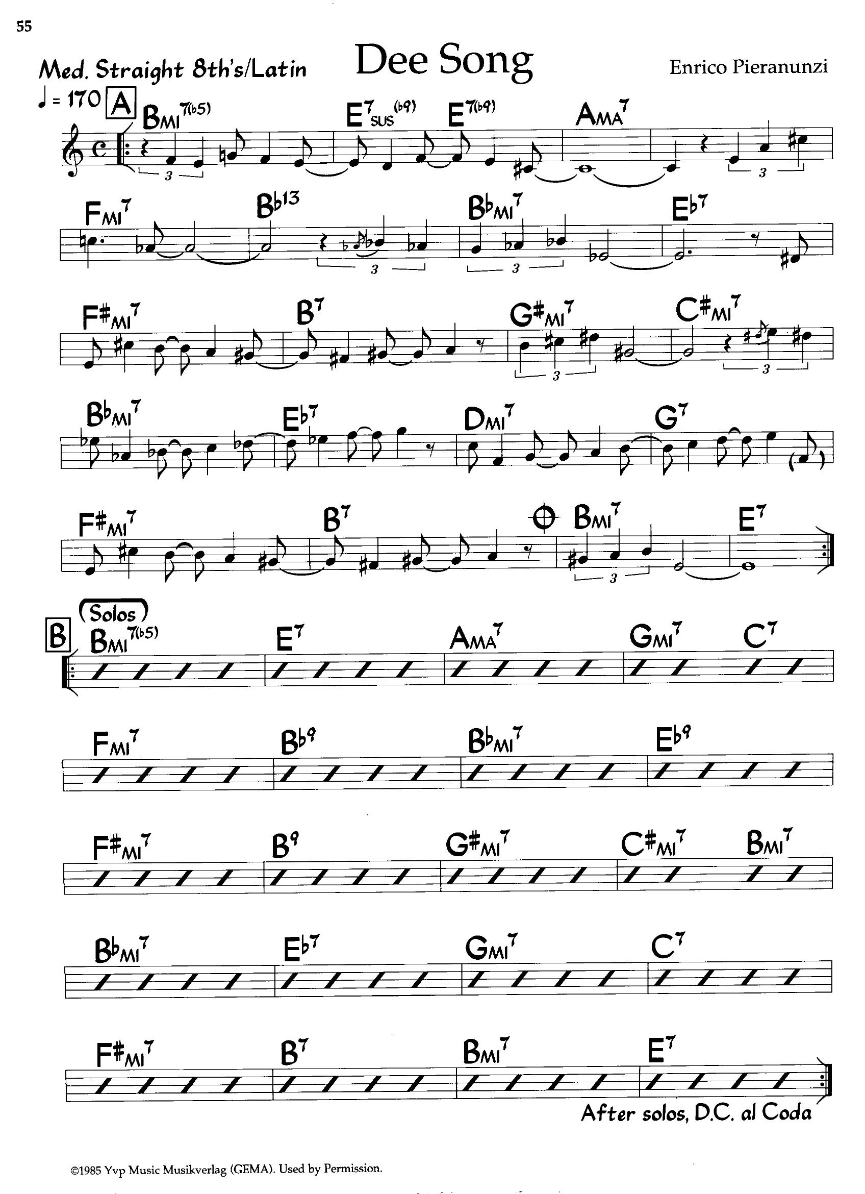 Dee Song — Enrico Pieranunzi Dee Song — Enrico Pieranunzi