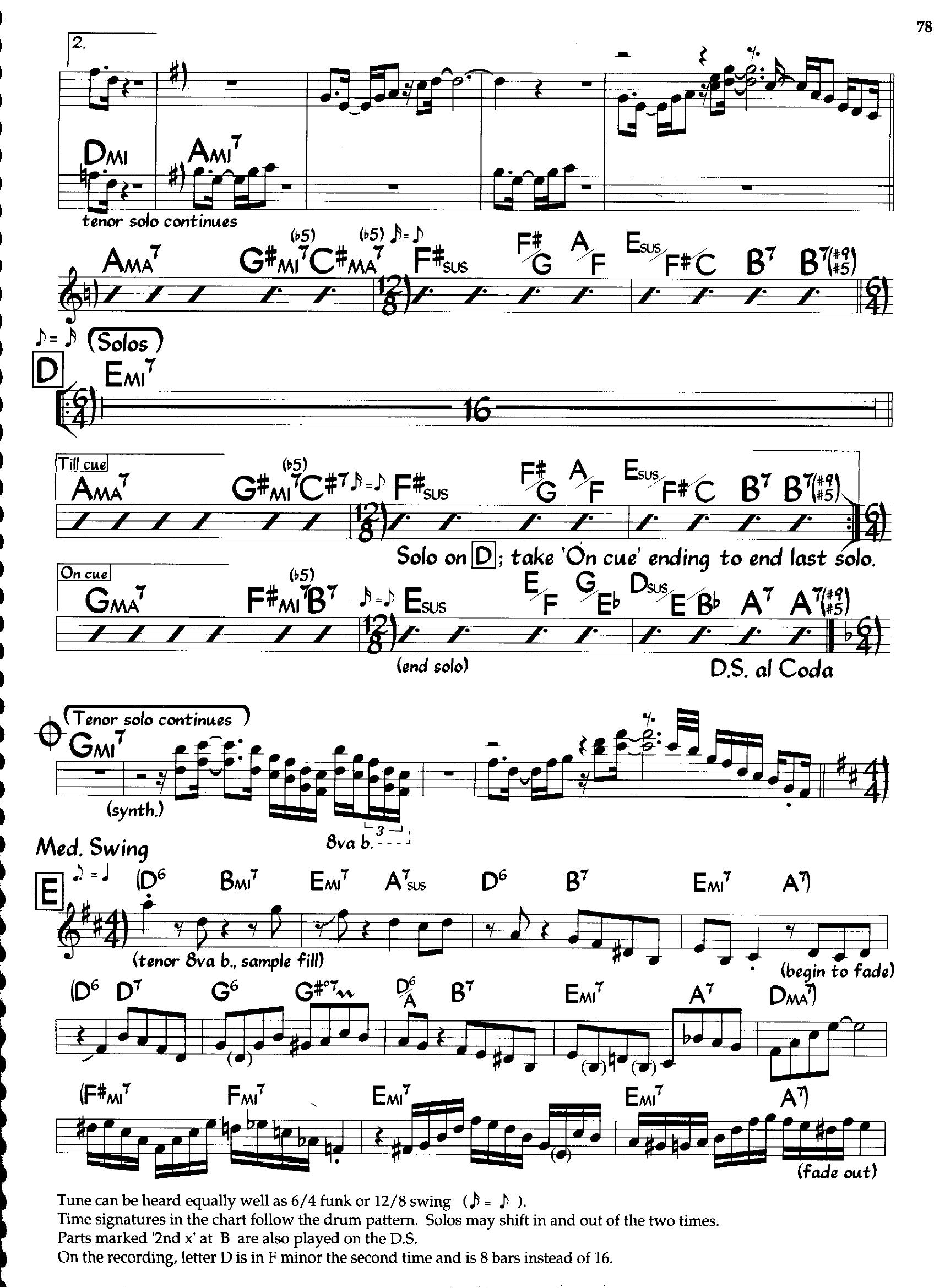 Escher Sketch — Michael Brecker Escher Sketch — Michael Brecker