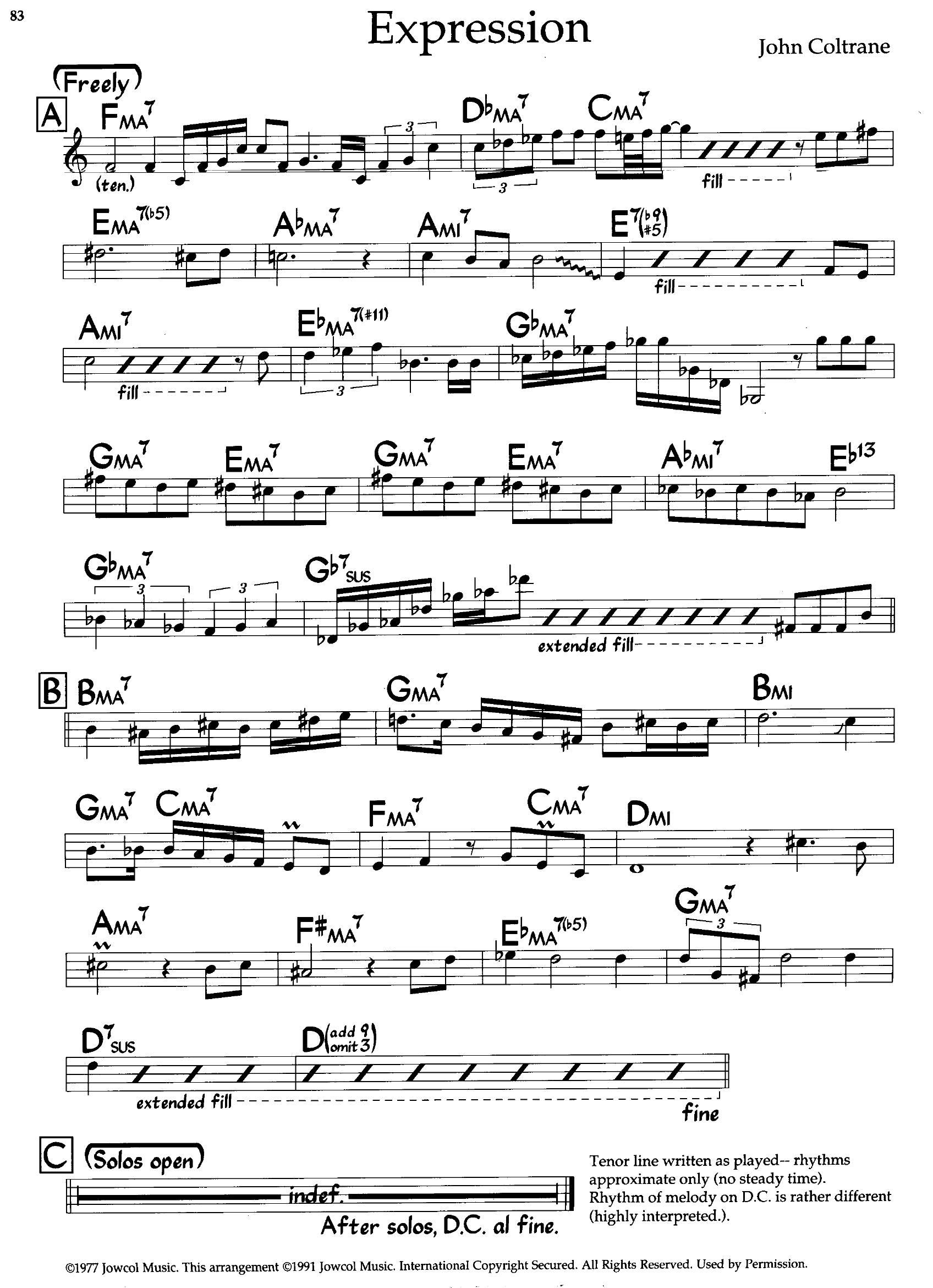 Expression — John Coltrane Expression — John Coltrane