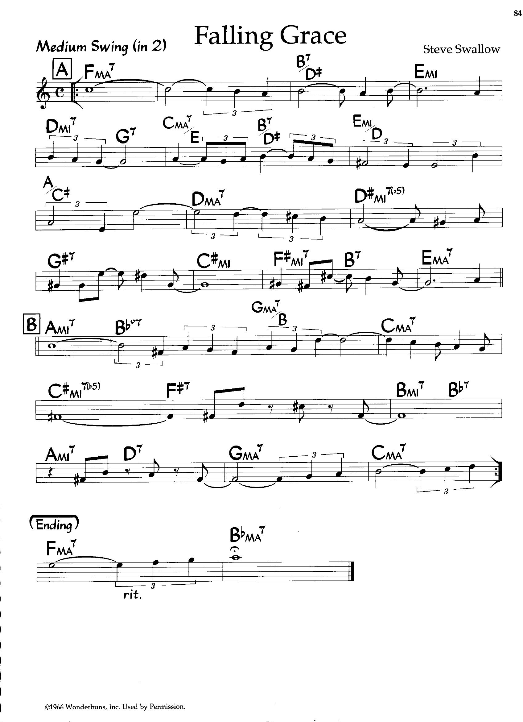 Falling Grace — Steve Swallow Falling Grace — Steve Swallow