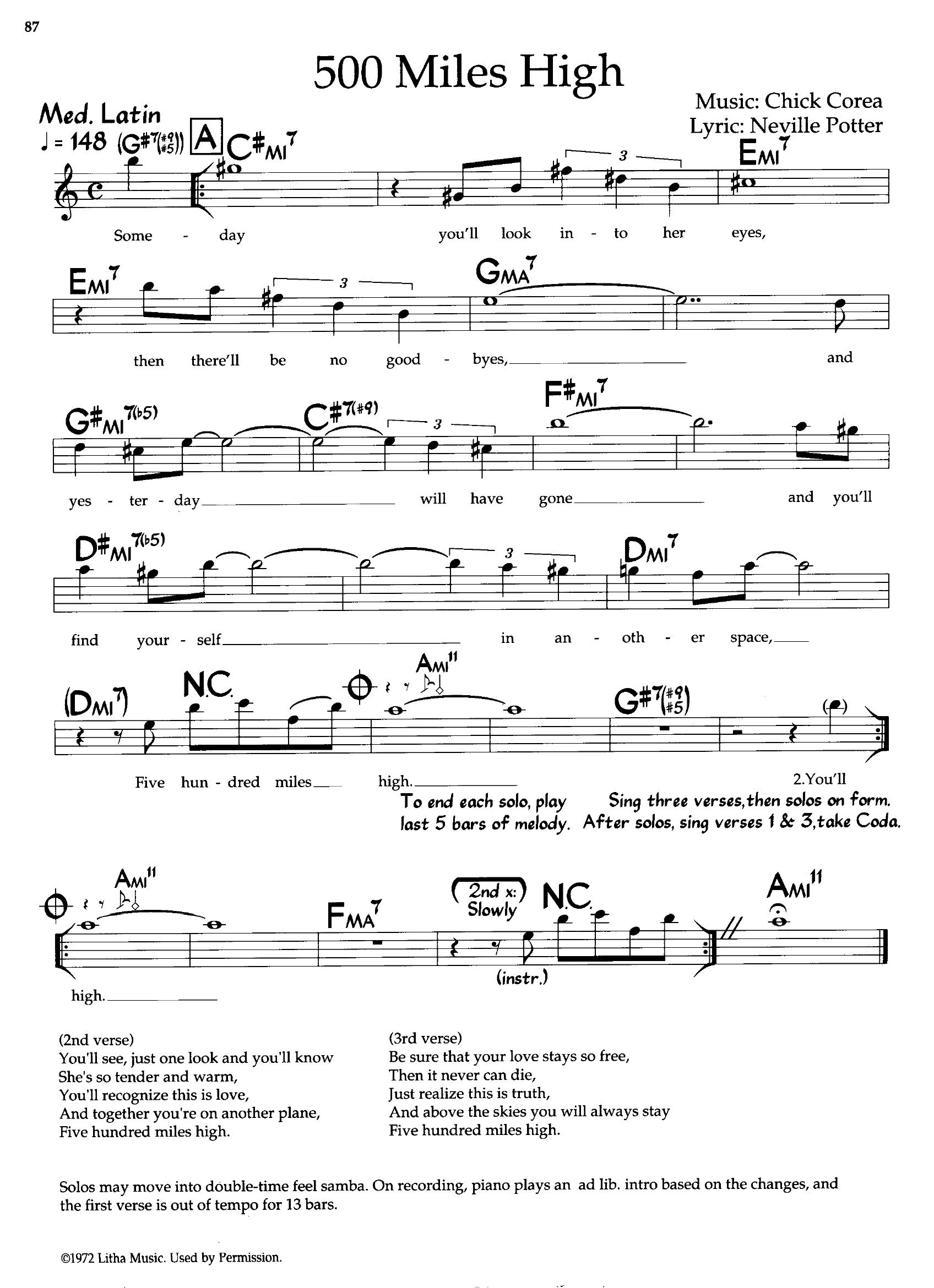 Five Hundred Miles High — Chick Corea Five Hundred Miles High — Chick Corea