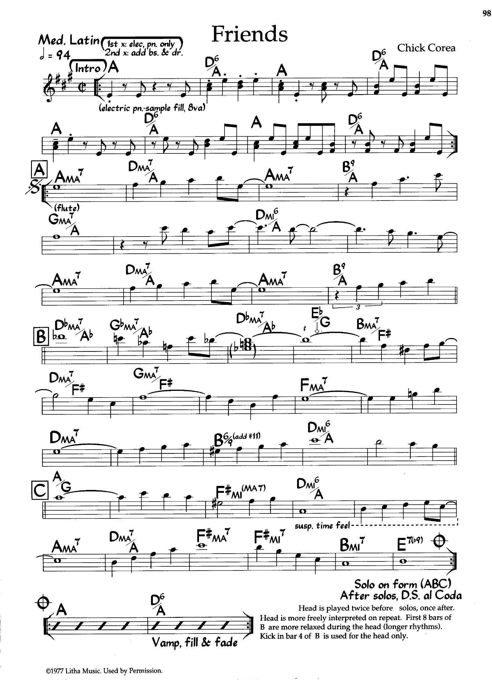 Friends — Chick Corea Friends — Chick Corea