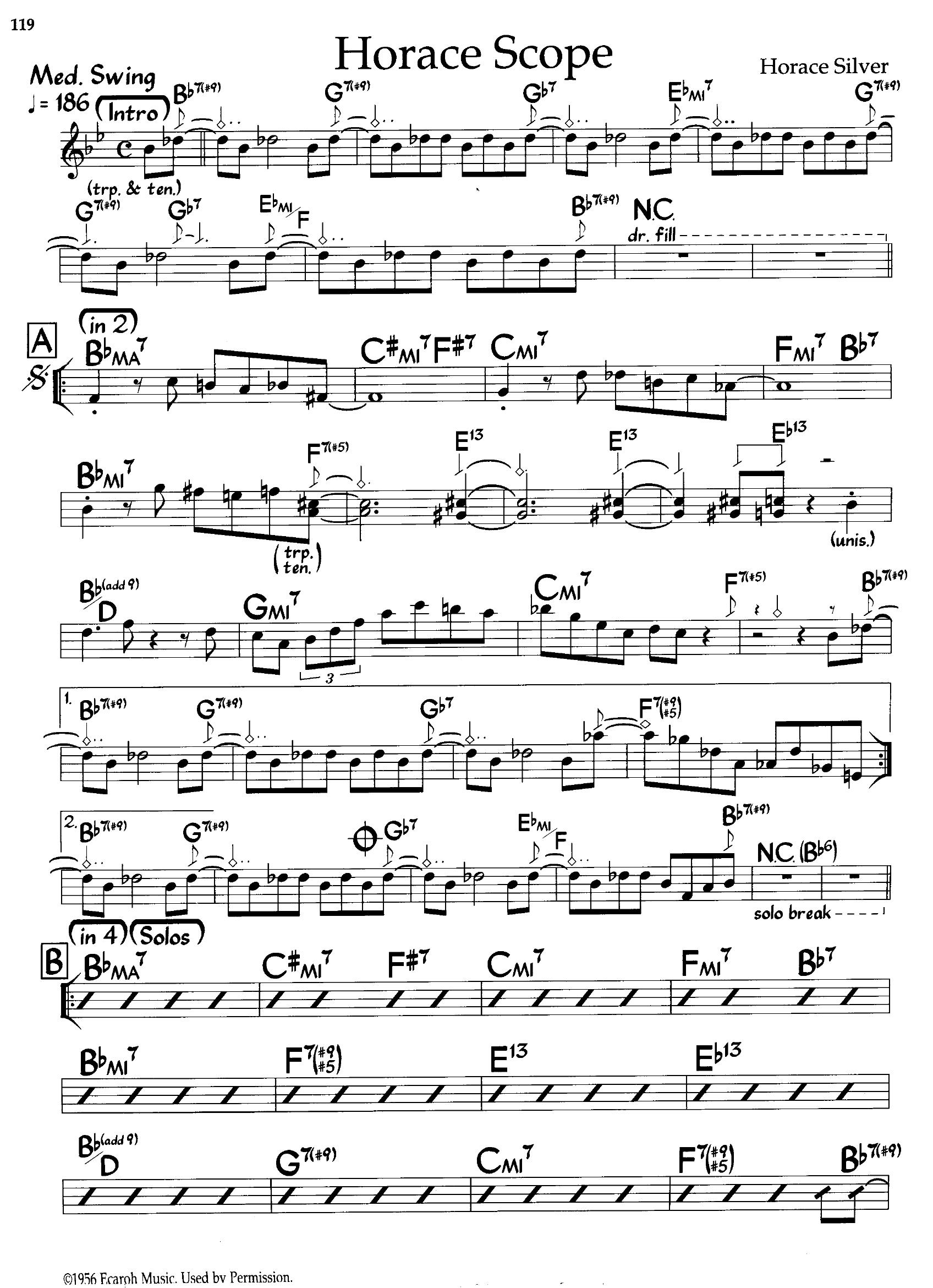 Horacescope — Horace Silver Horacescope — Horace Silver