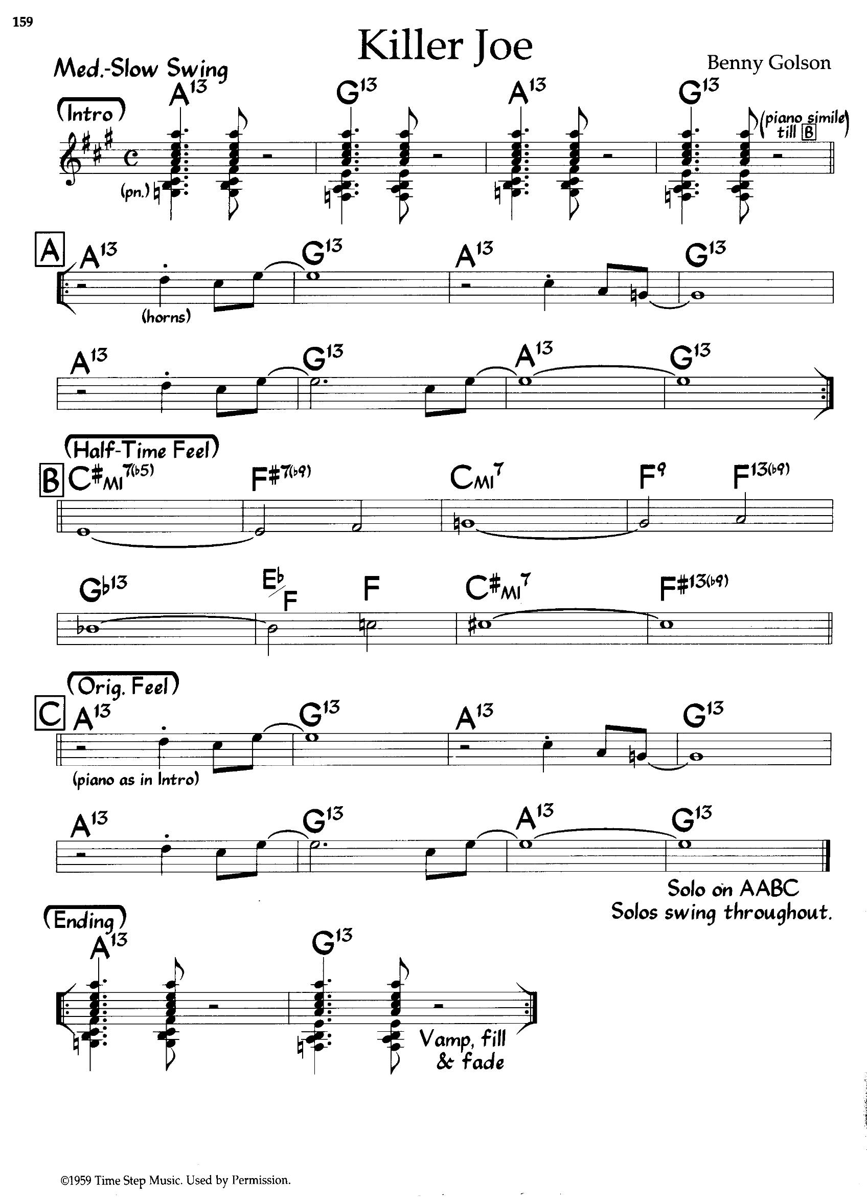Killer Joe — Benny Golson Killer Joe — Benny Golson