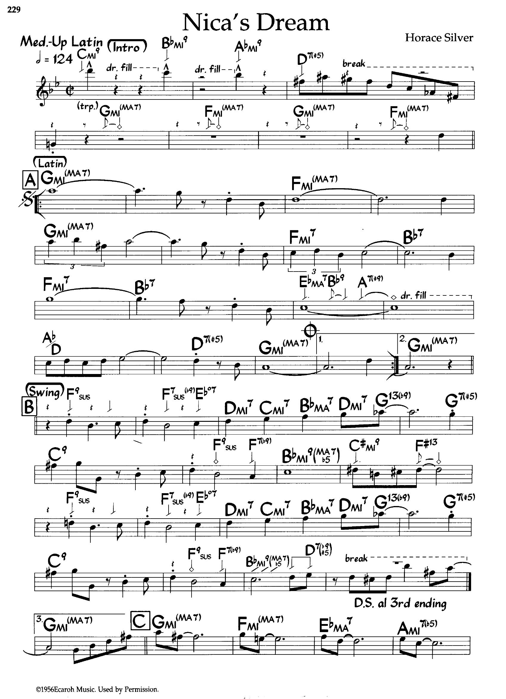 Nica's Dream — Horace Silver Nica's Dream — Horace Silver