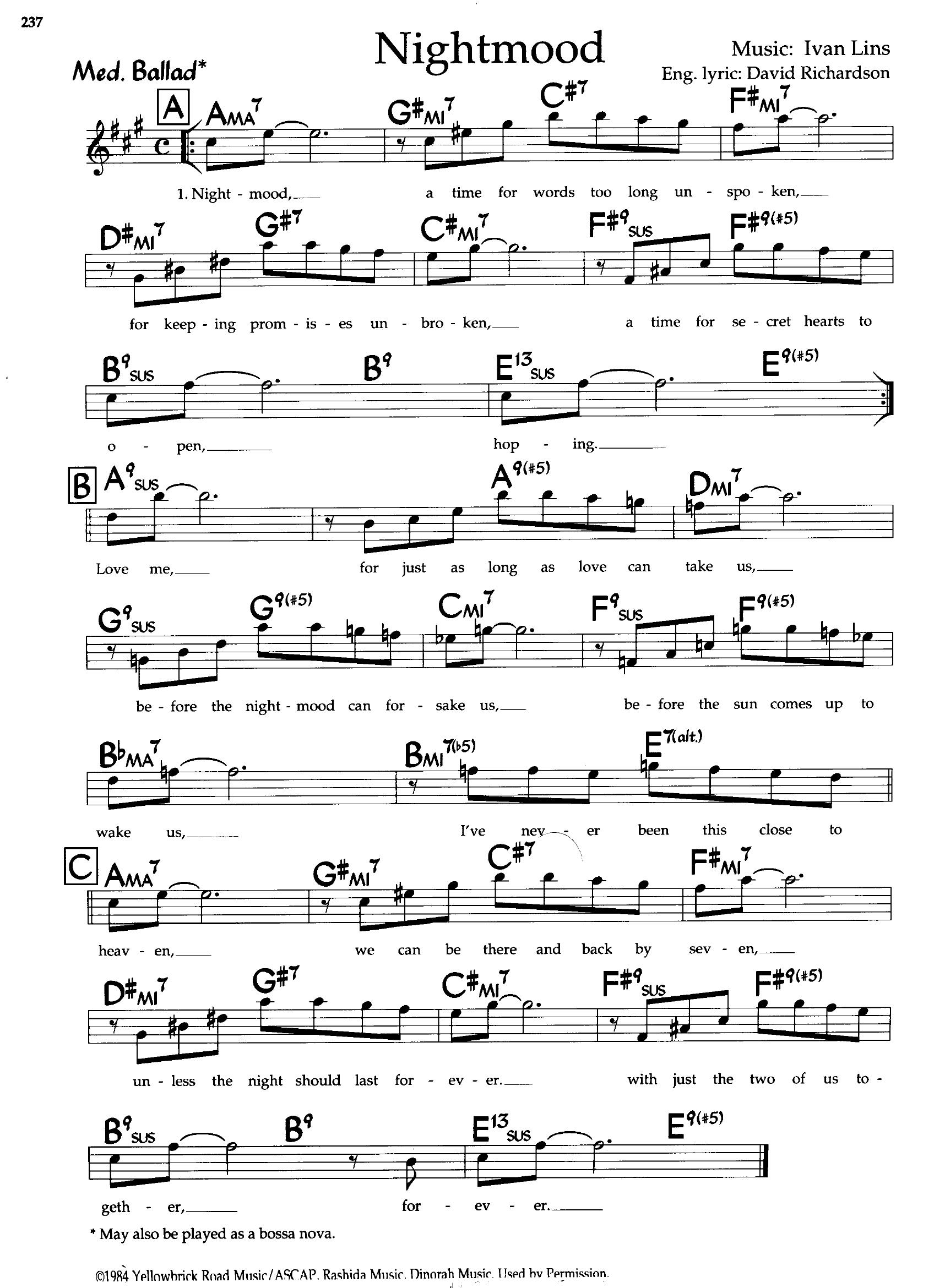 Nightmood (Lembra) — Ivan Lins / Mark Murphy Nightmood (Lembra) — Ivan Lins / Mark Murphy