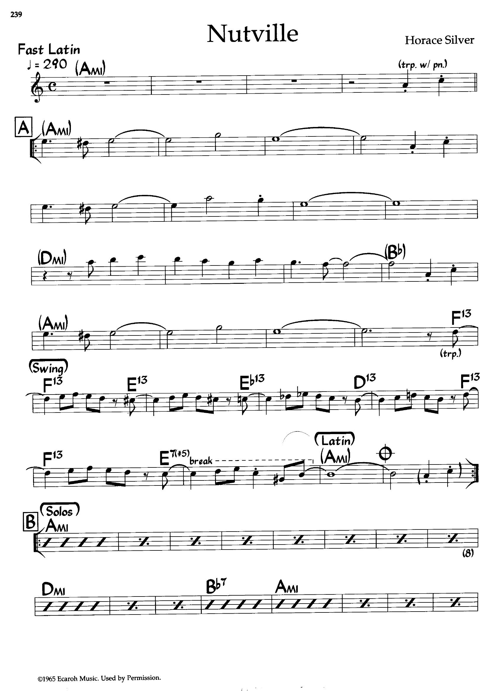 Nutville — Horace Silver Nutville — Horace Silver
