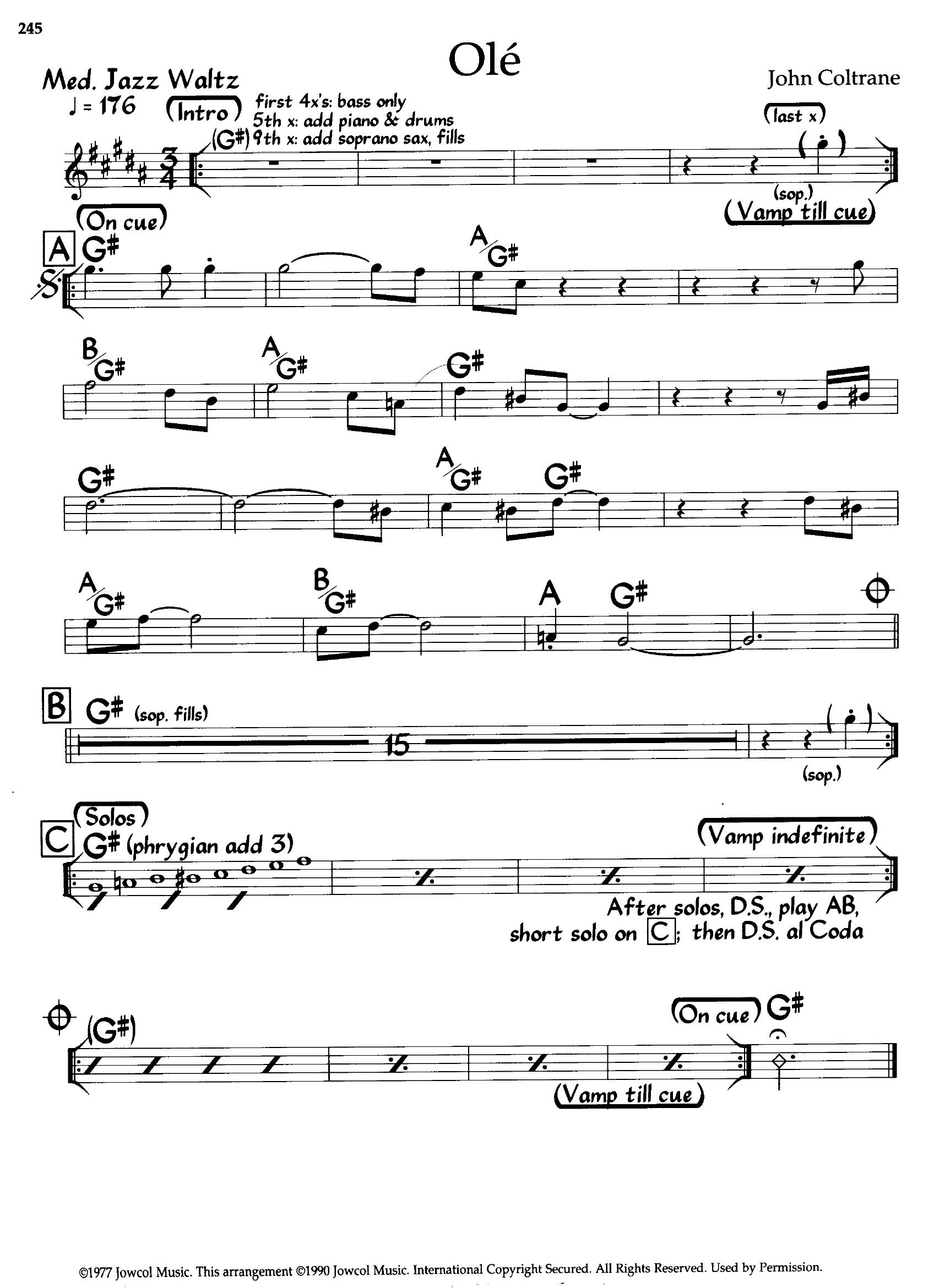 Ole — John Coltrane Ole — John Coltrane