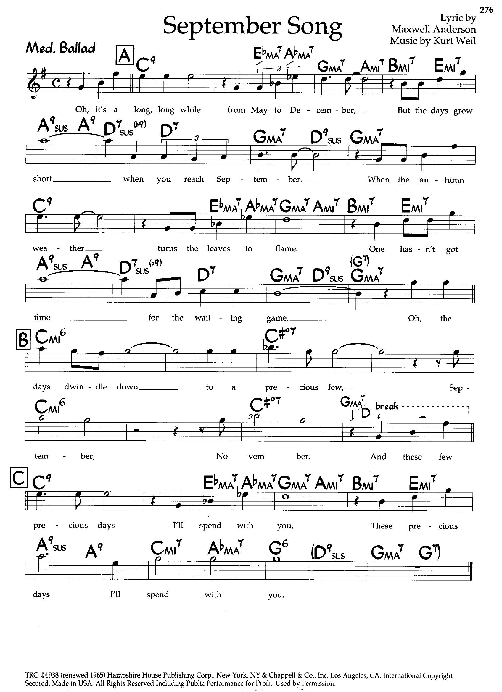 September Song September Song