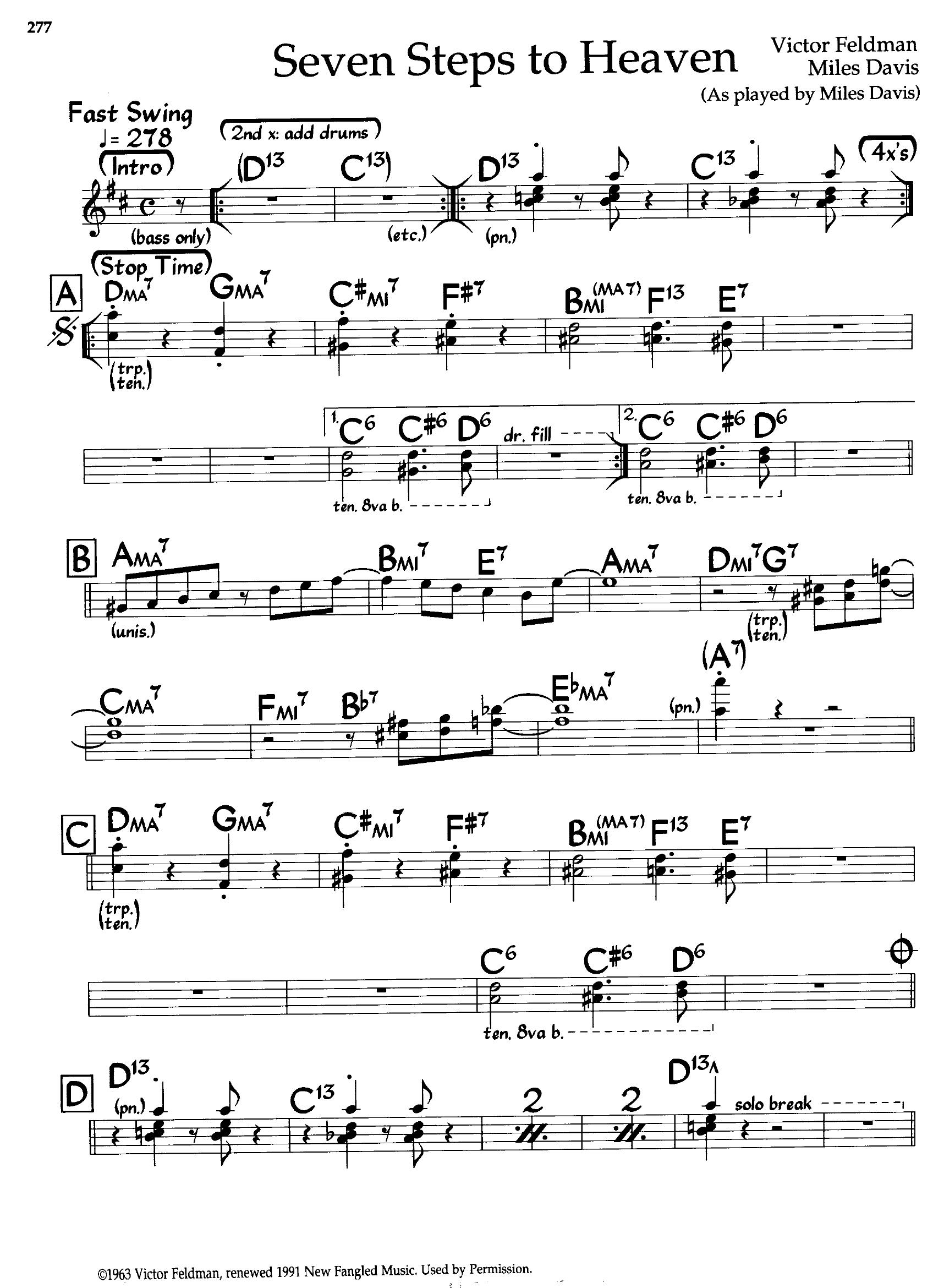 Seven Steps To Heaven — Miles Davis Seven Steps To Heaven — Miles Davis