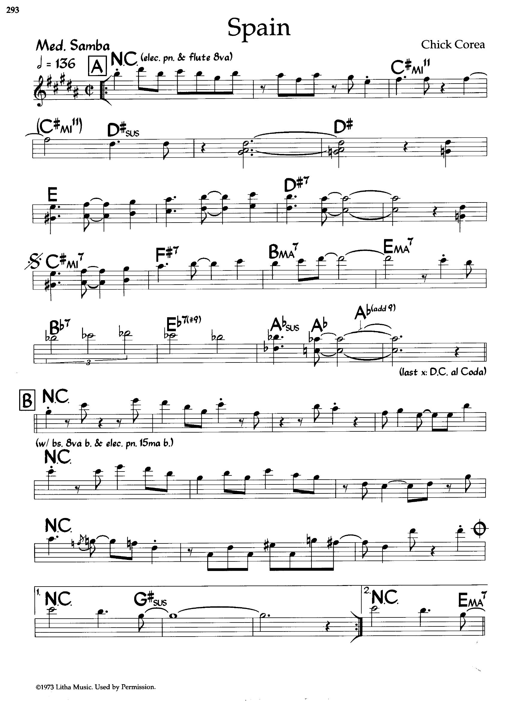 Spain — Chick Corea Spain — Chick Corea