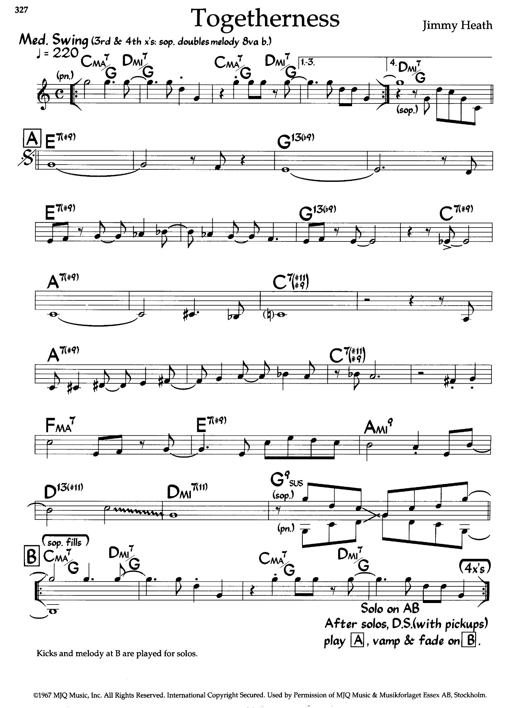 Togetherness — Jimmy Heath Togetherness — Jimmy Heath