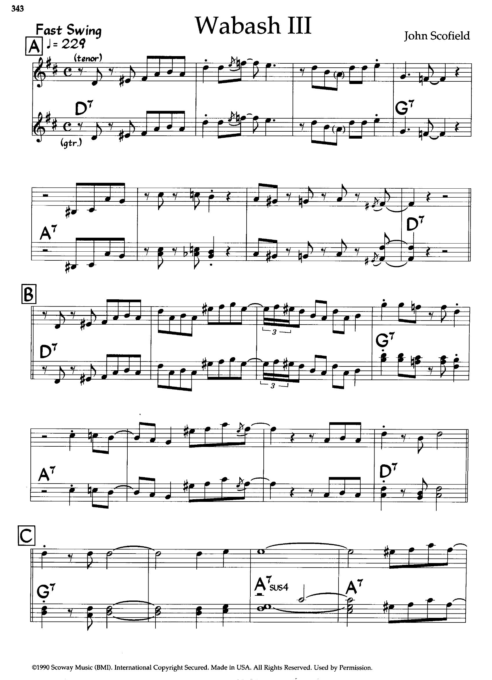 Wabash Iii — John Scofield Wabash Iii — John Scofield
