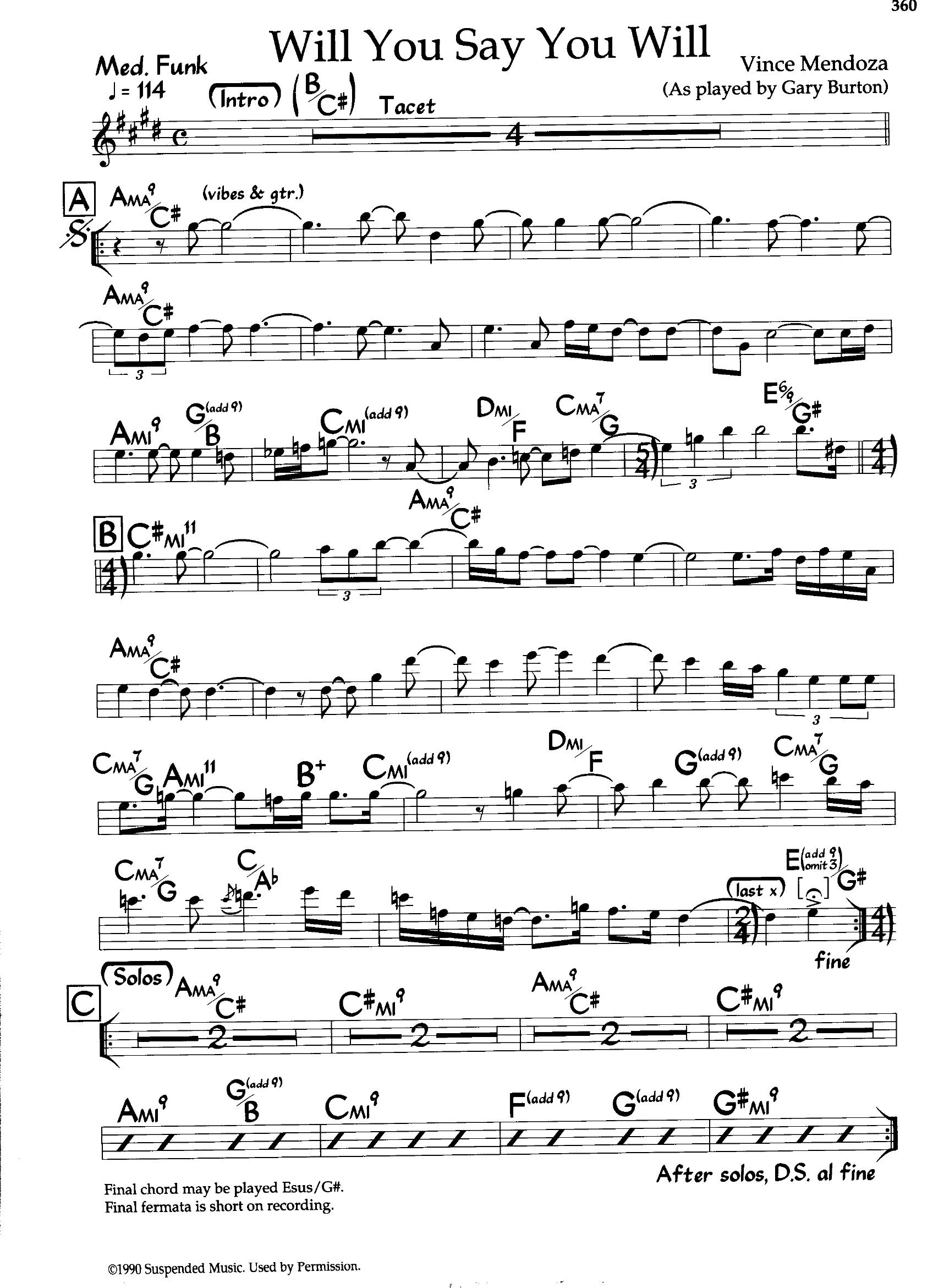 Will You Say You Will — Gary Burton Will You Say You Will — Gary Burton