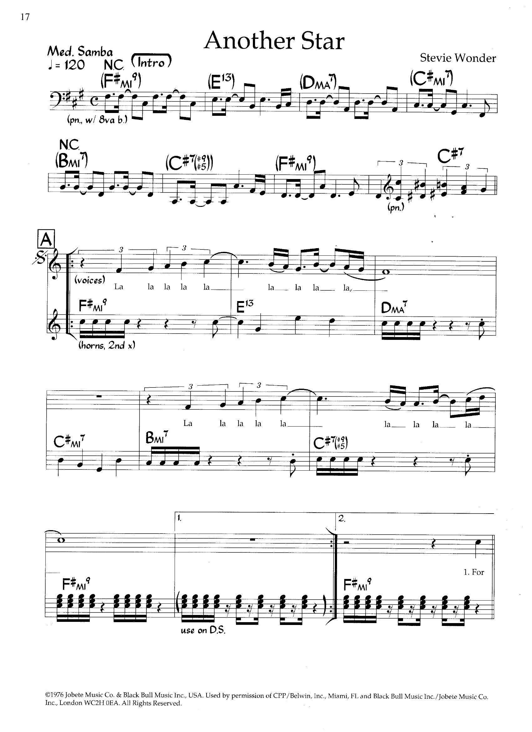Another Star — Stevie Wonder Another Star — Stevie Wonder