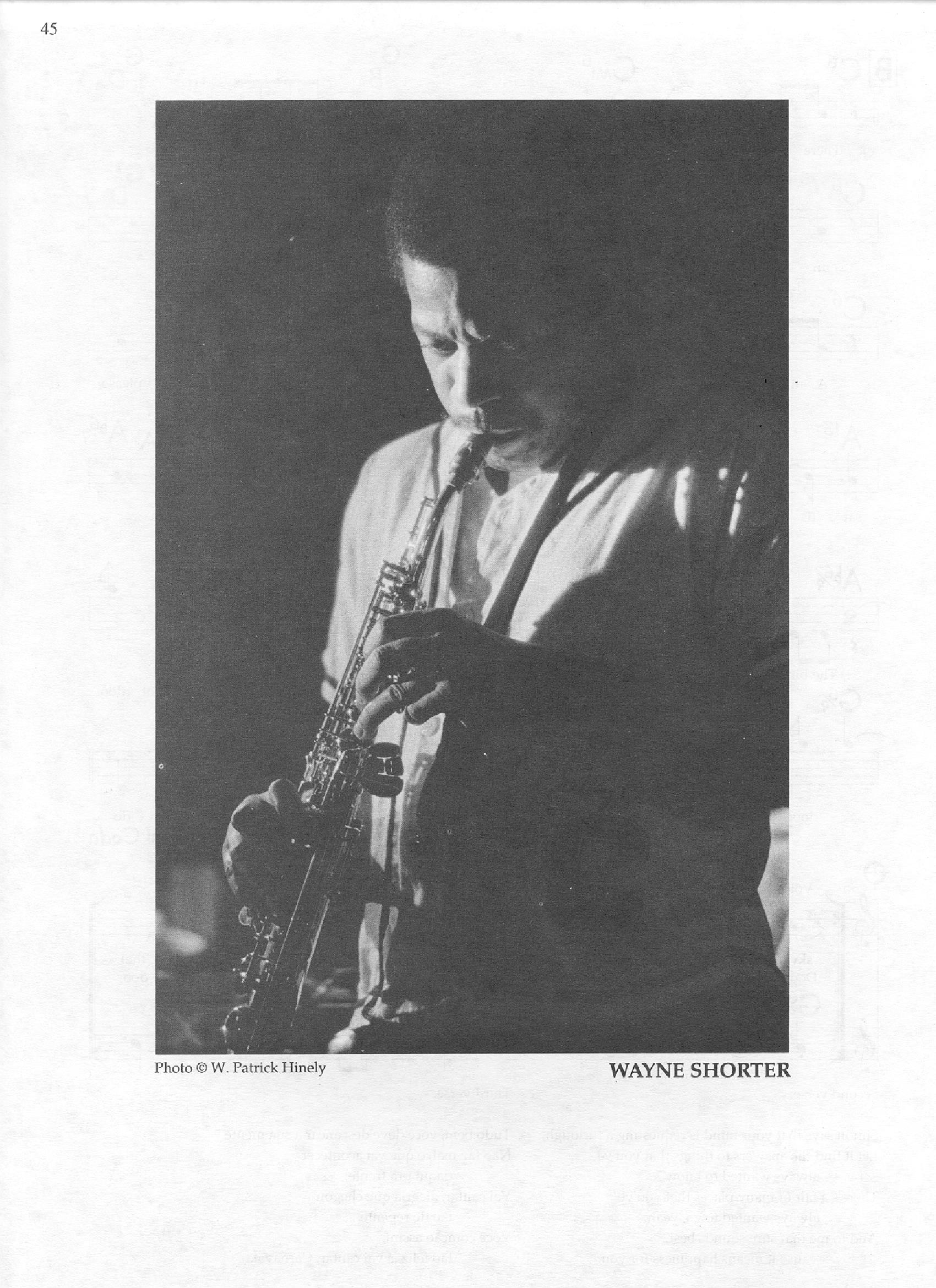Photo of musicians — Wayne Shorter Photo of musicians — Wayne Shorter