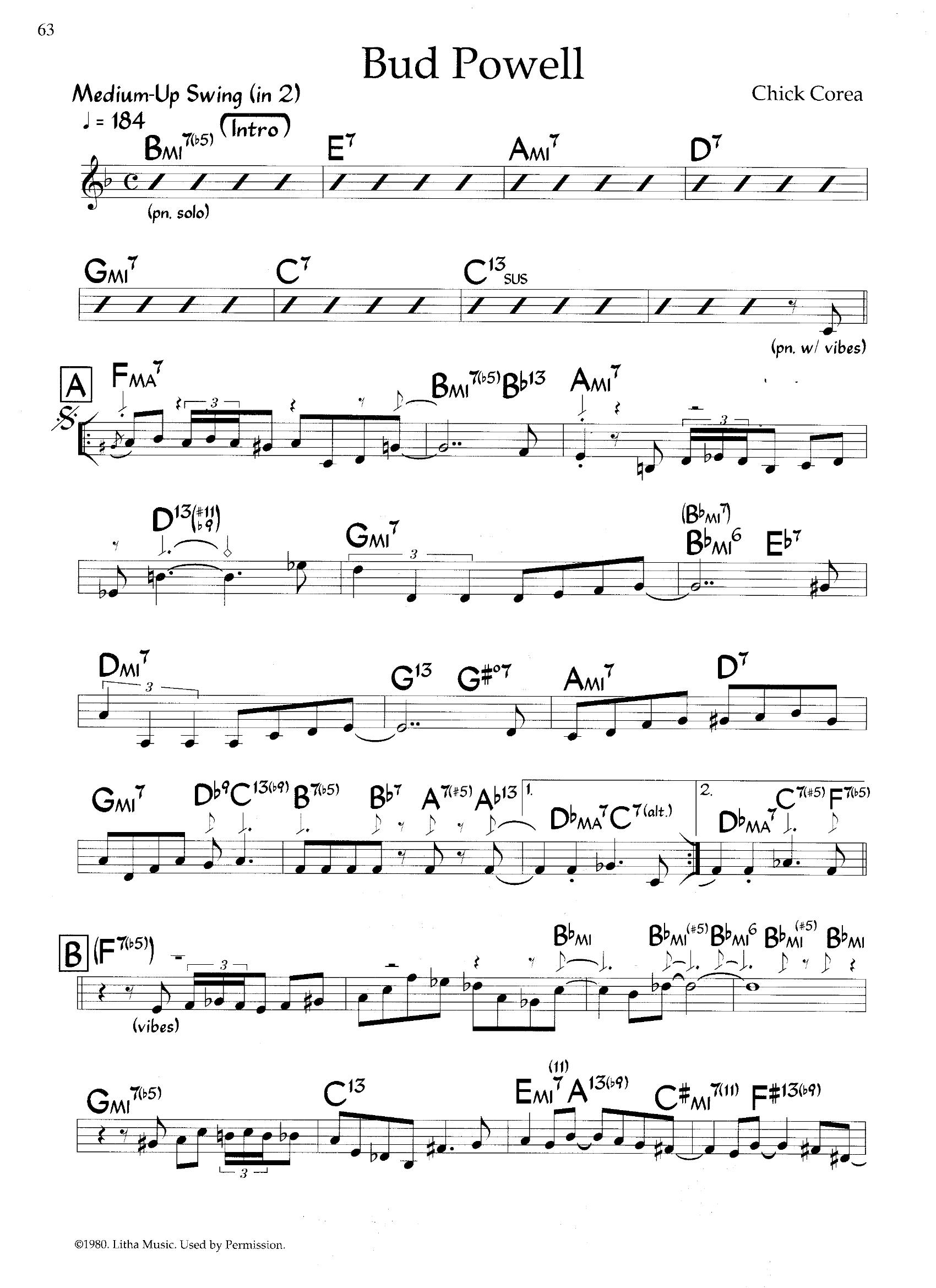 Bud Powell — Chick Corea Bud Powell — Chick Corea