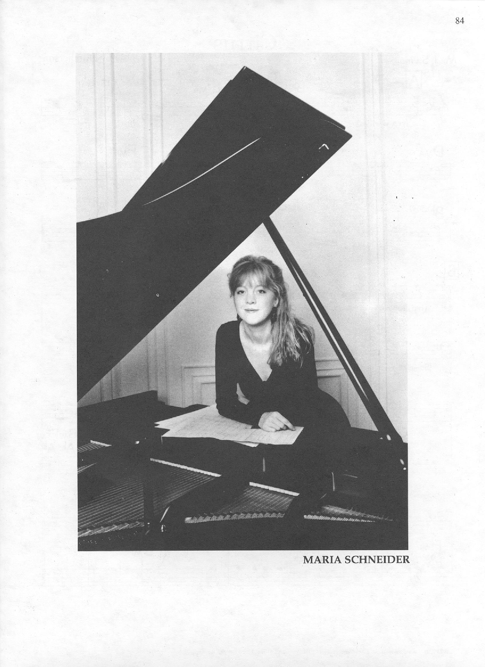 Photo of musicians — Maria Schneider Photo of musicians — Maria Schneider