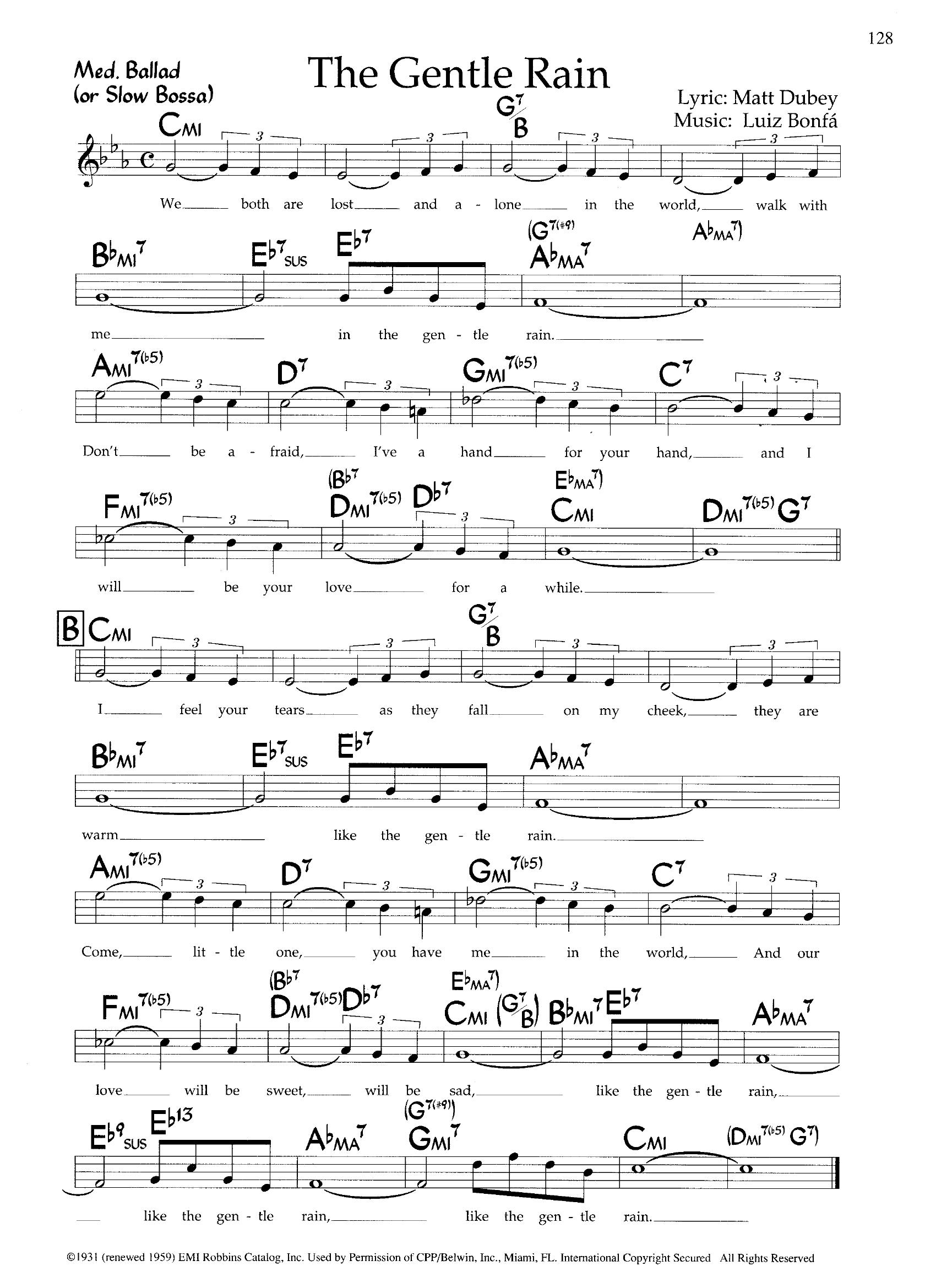The Gentle Rain — Luis Bonfa The Gentle Rain — Luis Bonfa