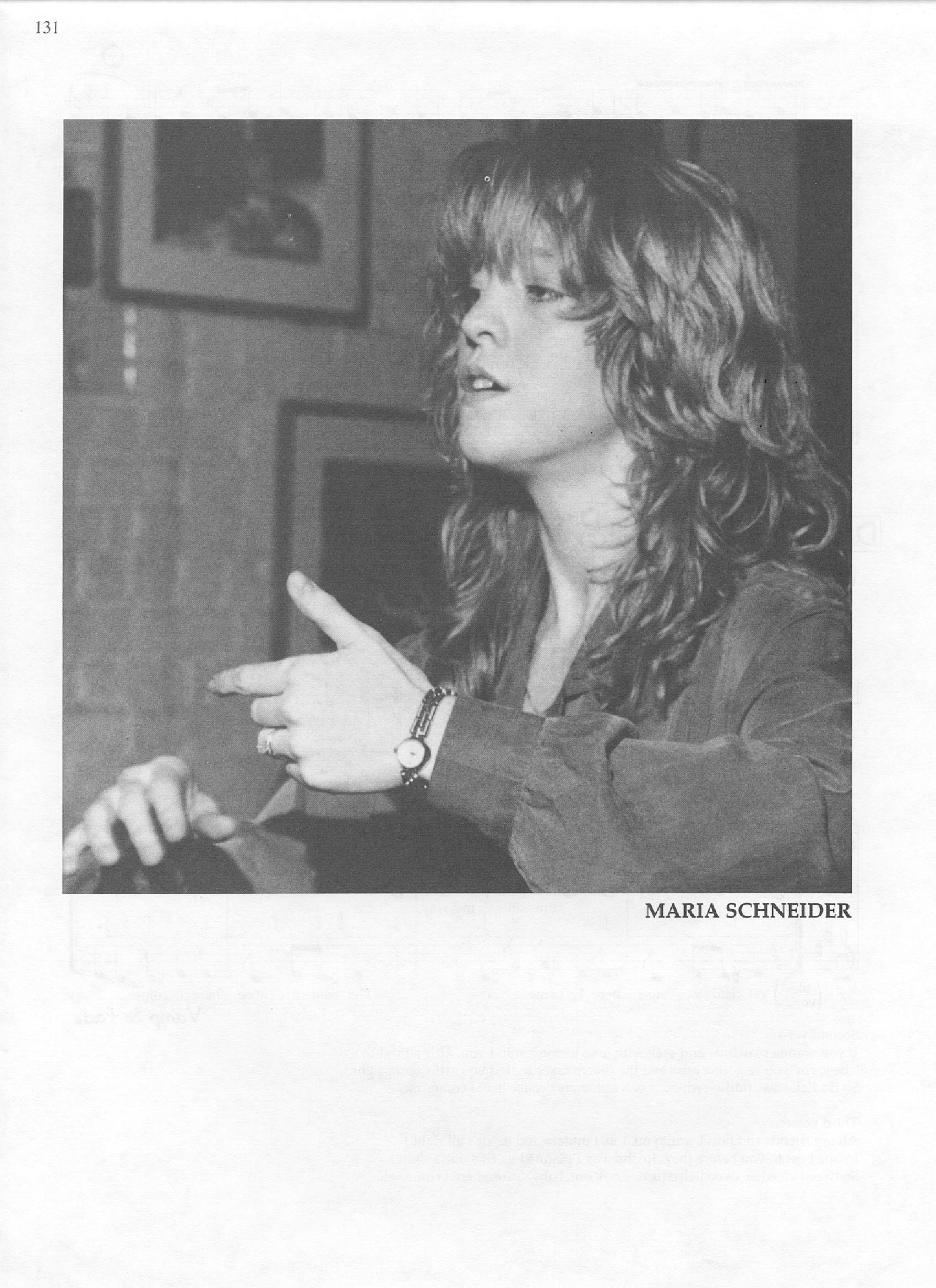 Photo of musicians — Maria Schneider Photo of musicians — Maria Schneider