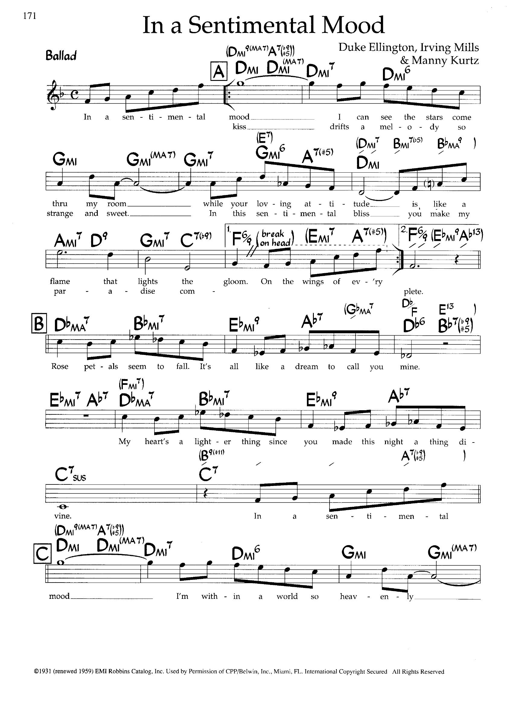 In A Sentimental Mood — Duke Ellington In A Sentimental Mood — Duke Ellington