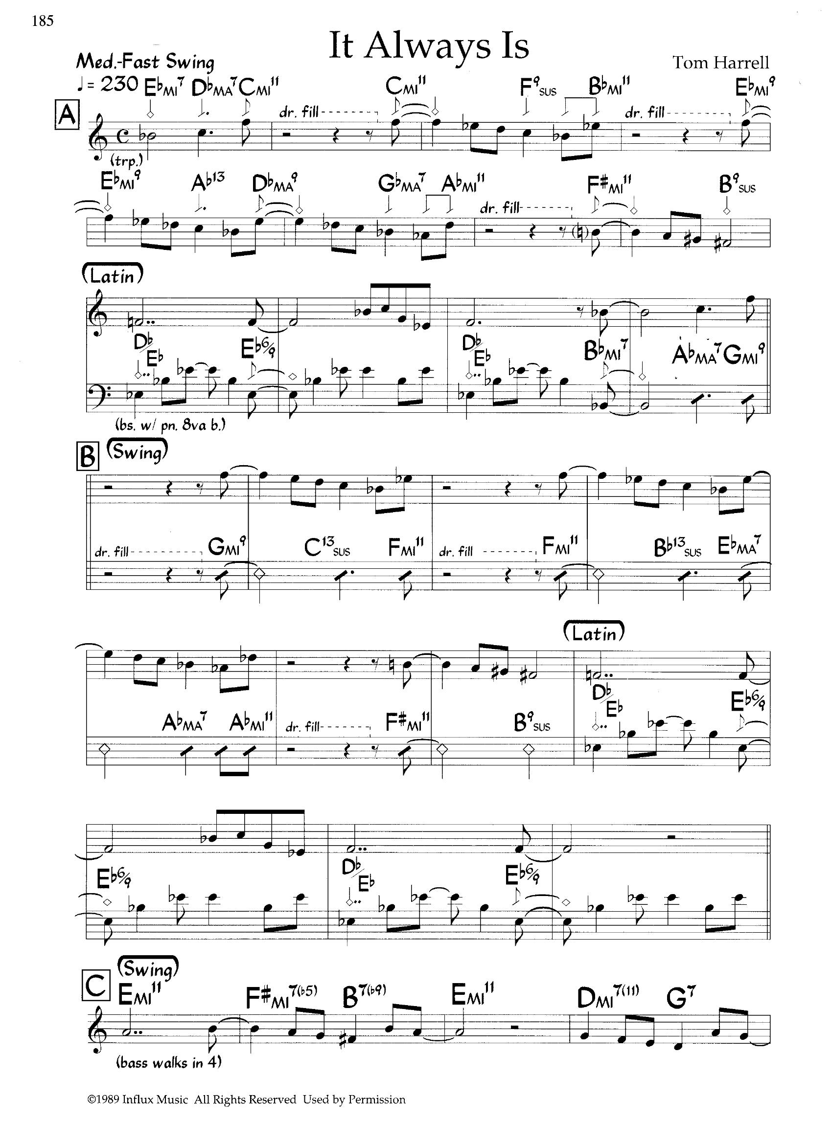 It Always Is — Tom Harrell It Always Is — Tom Harrell