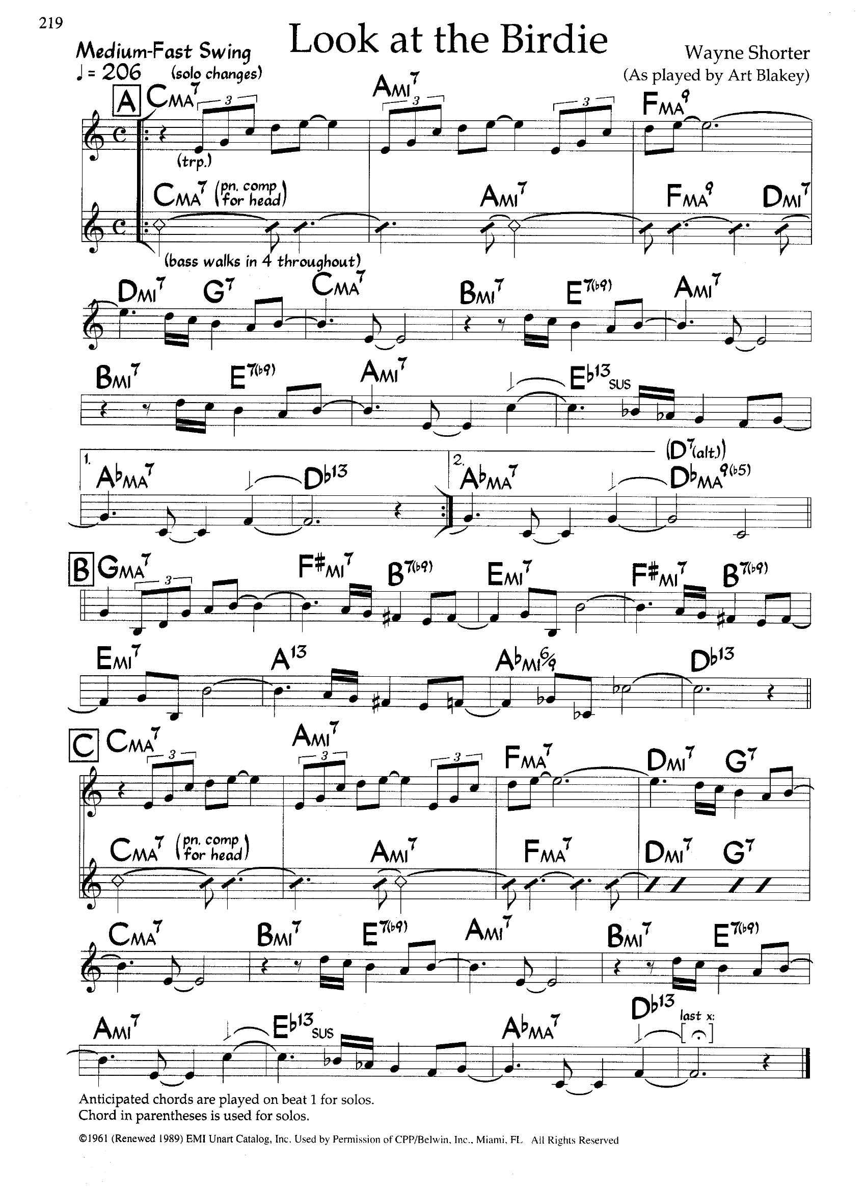 Look At The Birdie — Art Blakey Look At The Birdie — Art Blakey