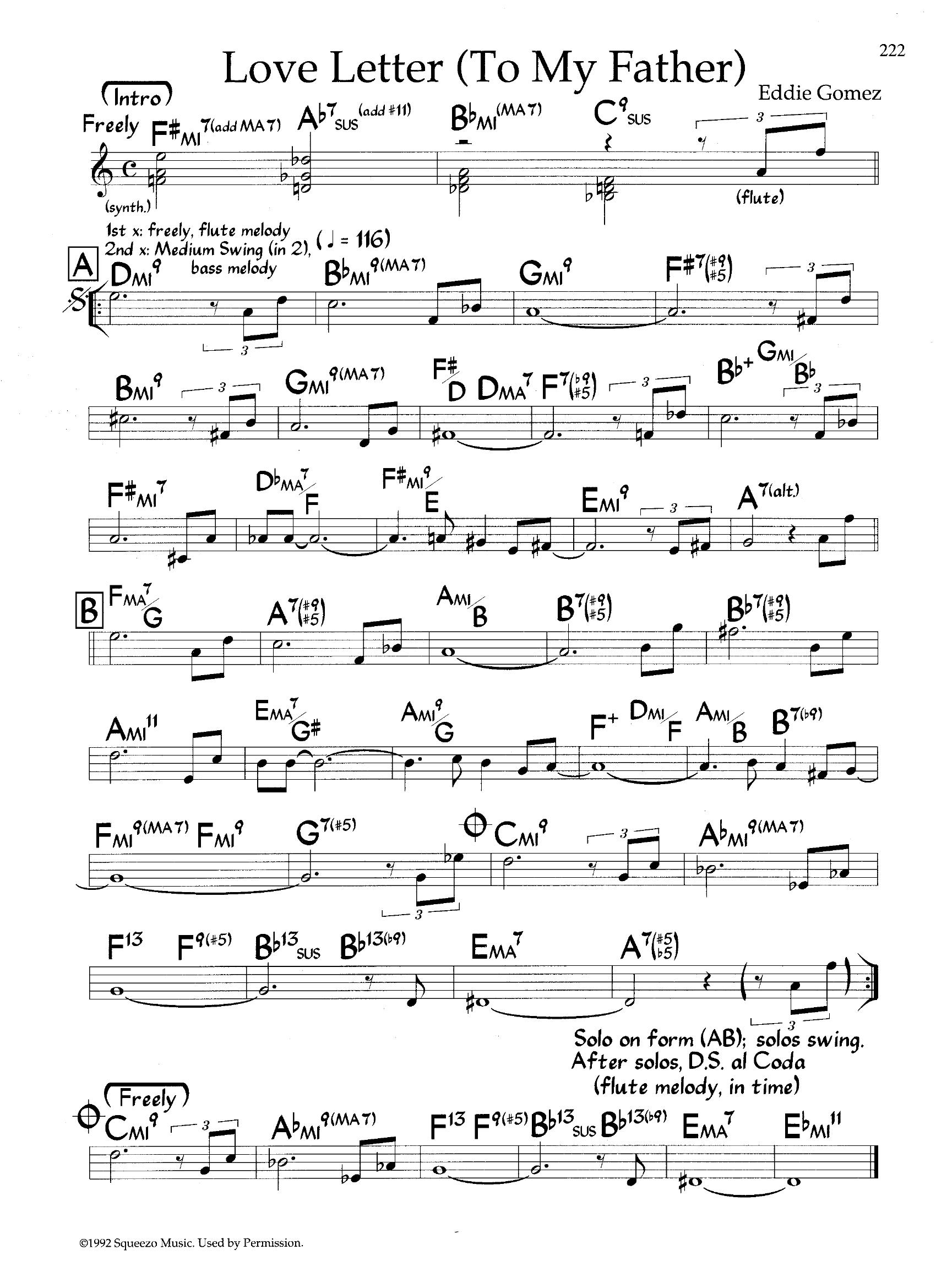 Love Letter — Eddie Gomez Love Letter — Eddie Gomez