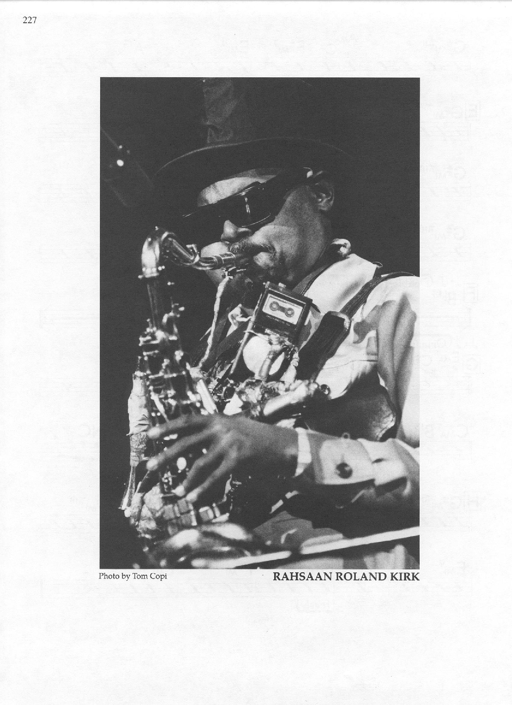 Photo of musicians — Rahsaan Roland Kirk Photo of musicians — Rahsaan Roland Kirk