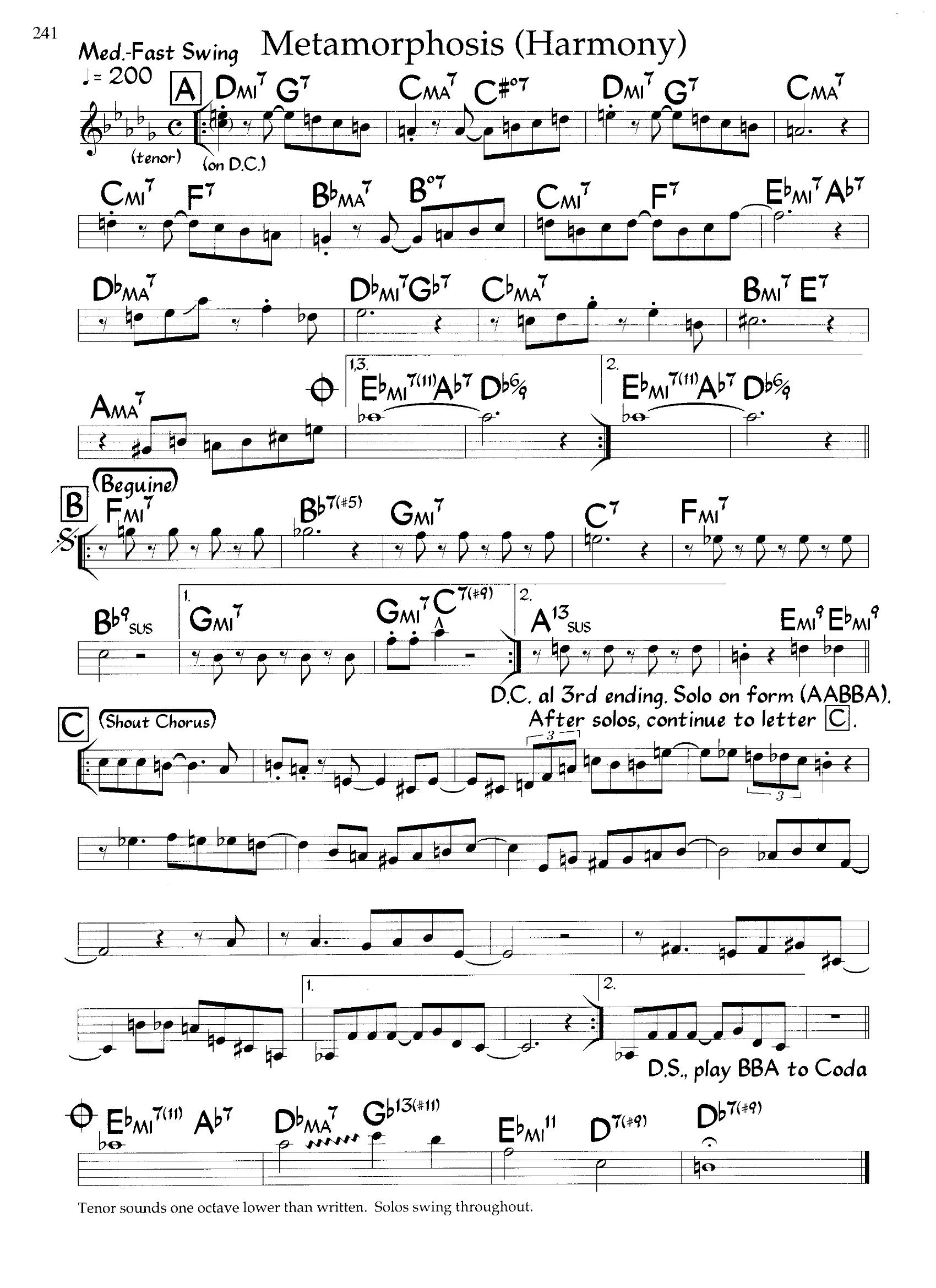 Metamorphosis — Horace Silver Metamorphosis — Horace Silver