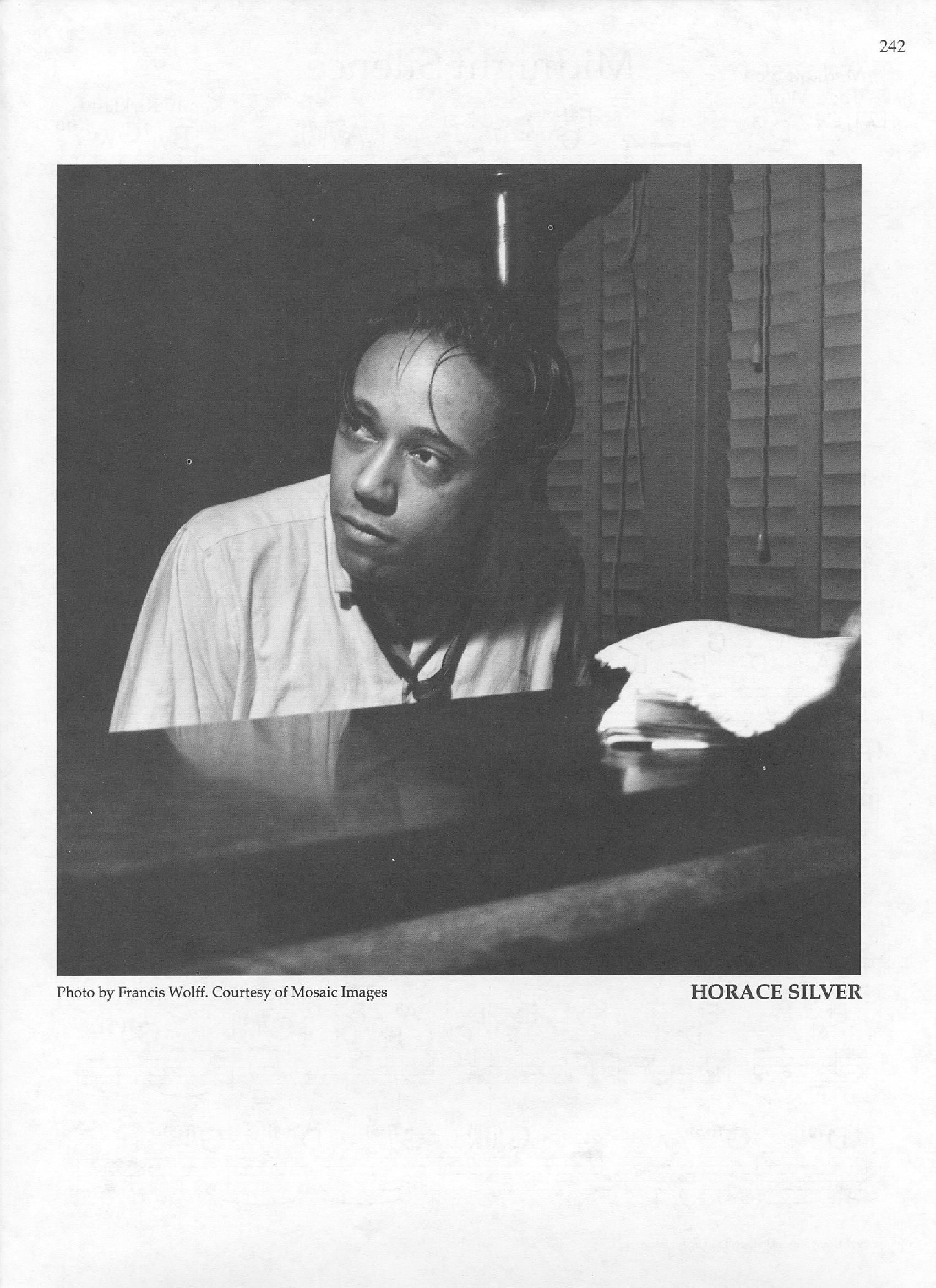 Photo of musicians — Horace Silver Photo of musicians — Horace Silver