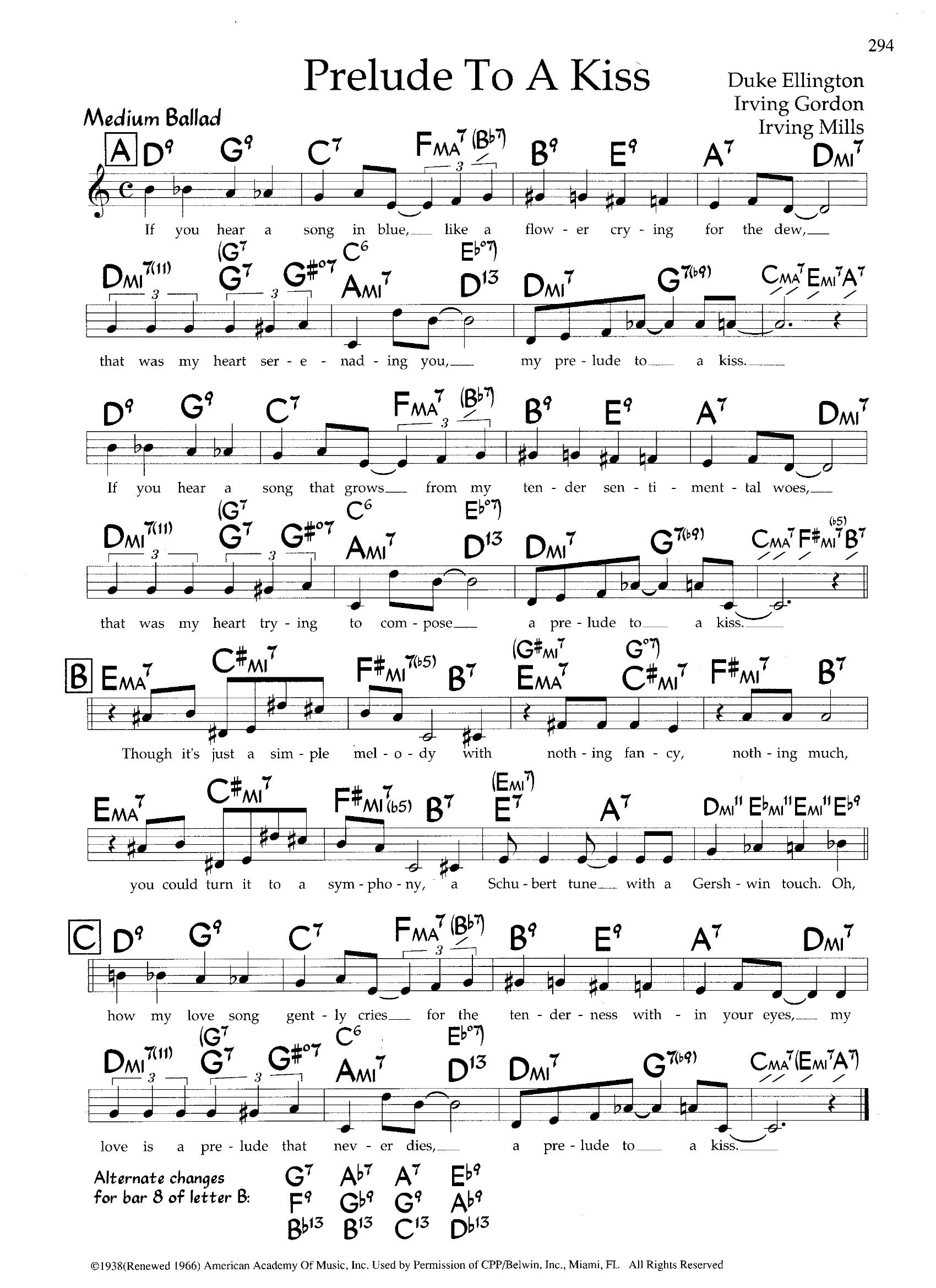 Prelude To A Kiss — Duke Ellington Prelude To A Kiss — Duke Ellington