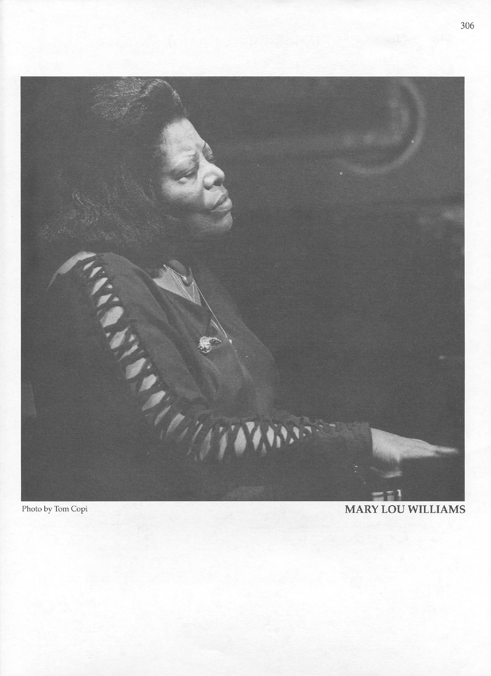 Photo of musicians — Mary Lou Williams Photo of musicians — Mary Lou Williams