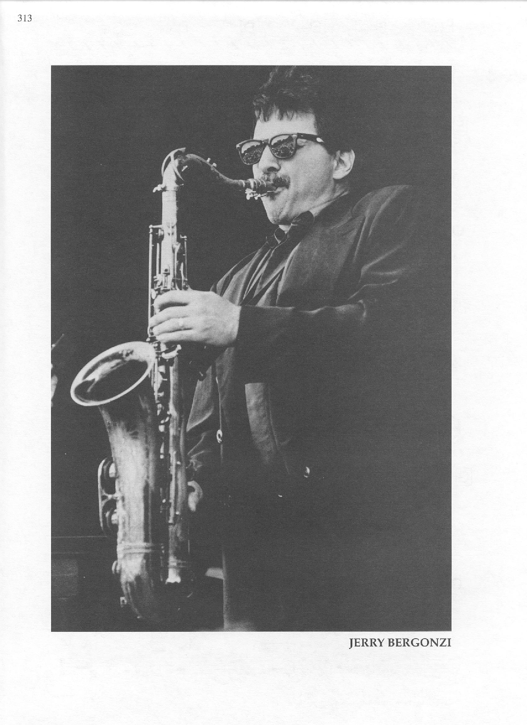 Photo of musicians — Jerry Bergonzi Photo of musicians — Jerry Bergonzi