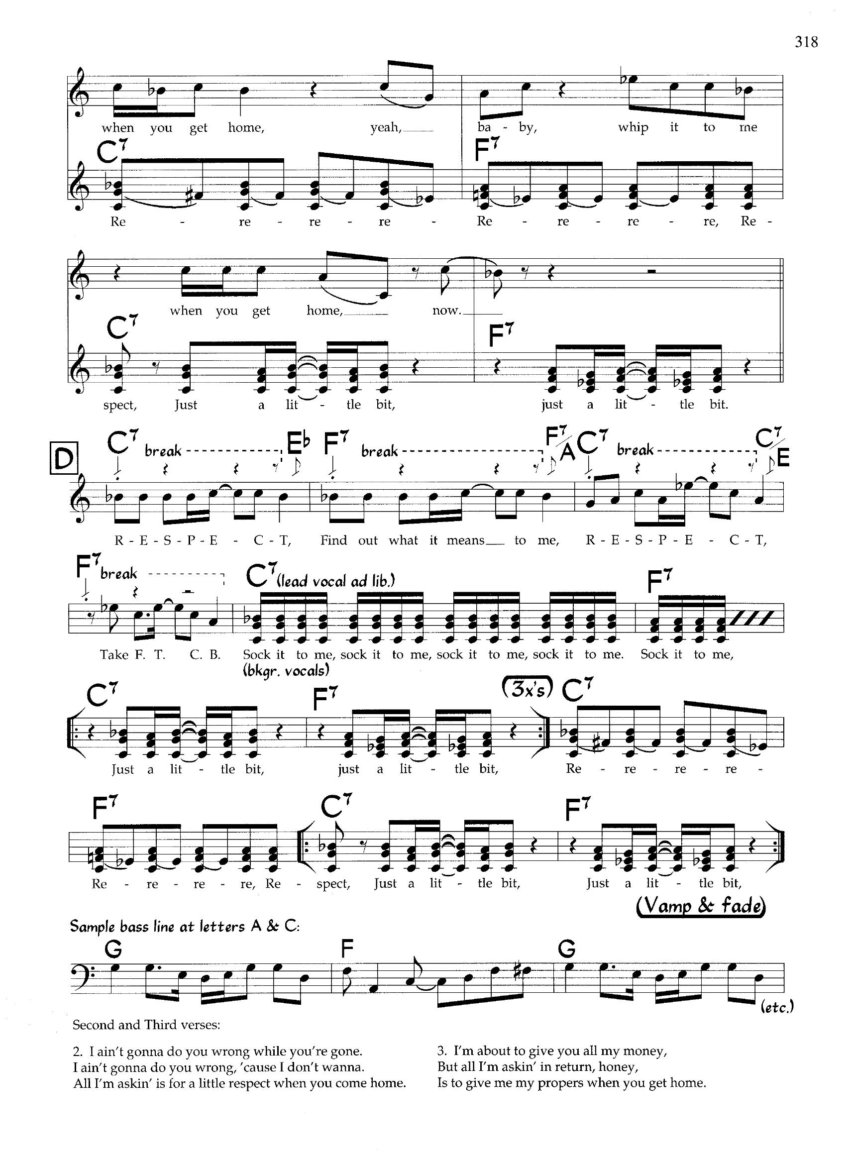Respect — Aretha Franklin Respect — Aretha Franklin
