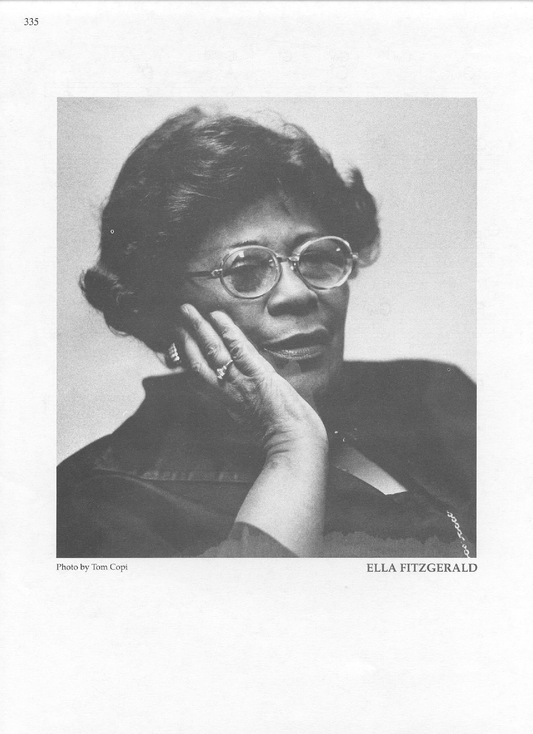 Photo of musicians — Ella Fitzgerald Photo of musicians — Ella Fitzgerald
