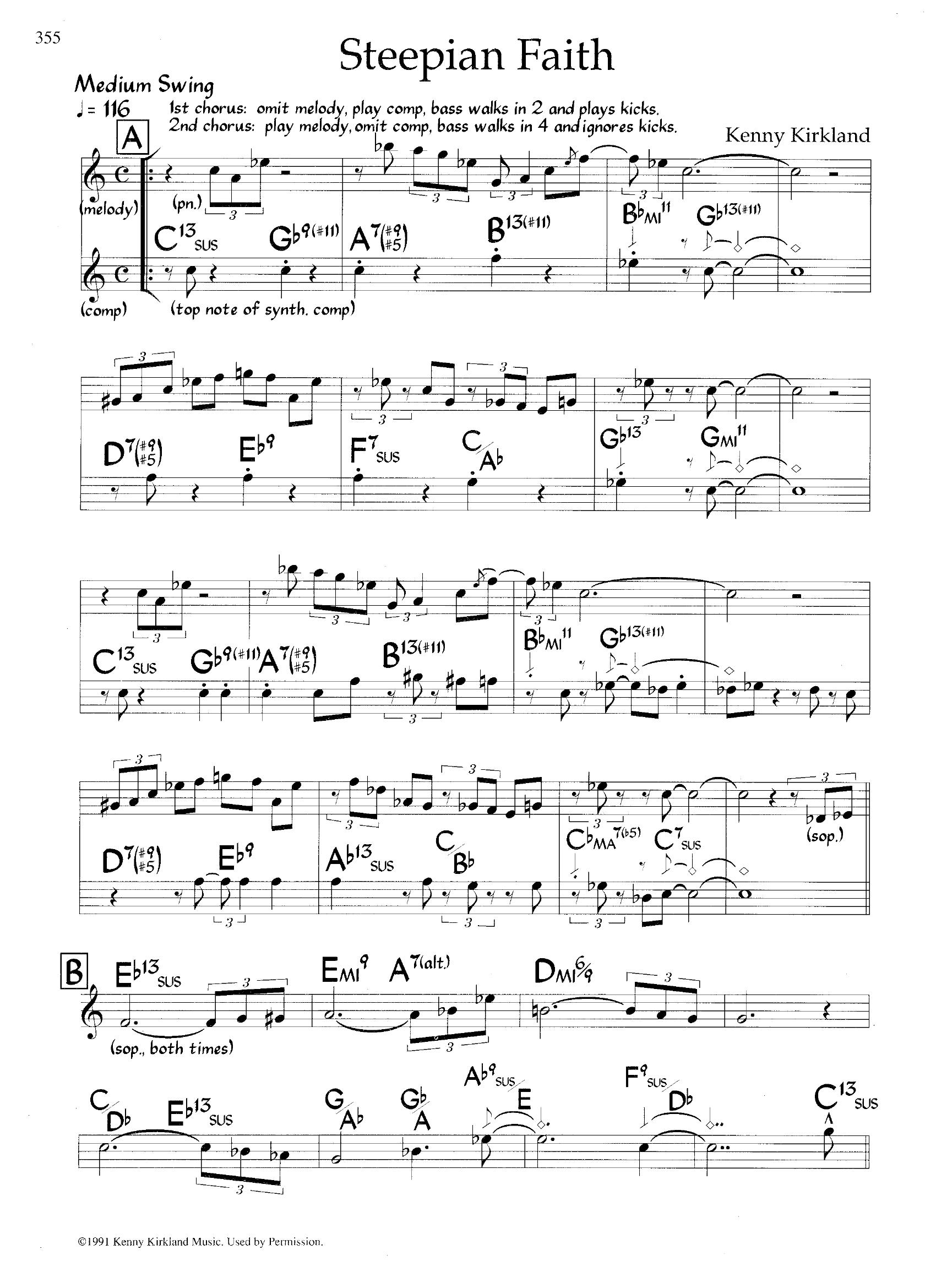 Steepian Faith — Kenny Kirkland Steepian Faith — Kenny Kirkland