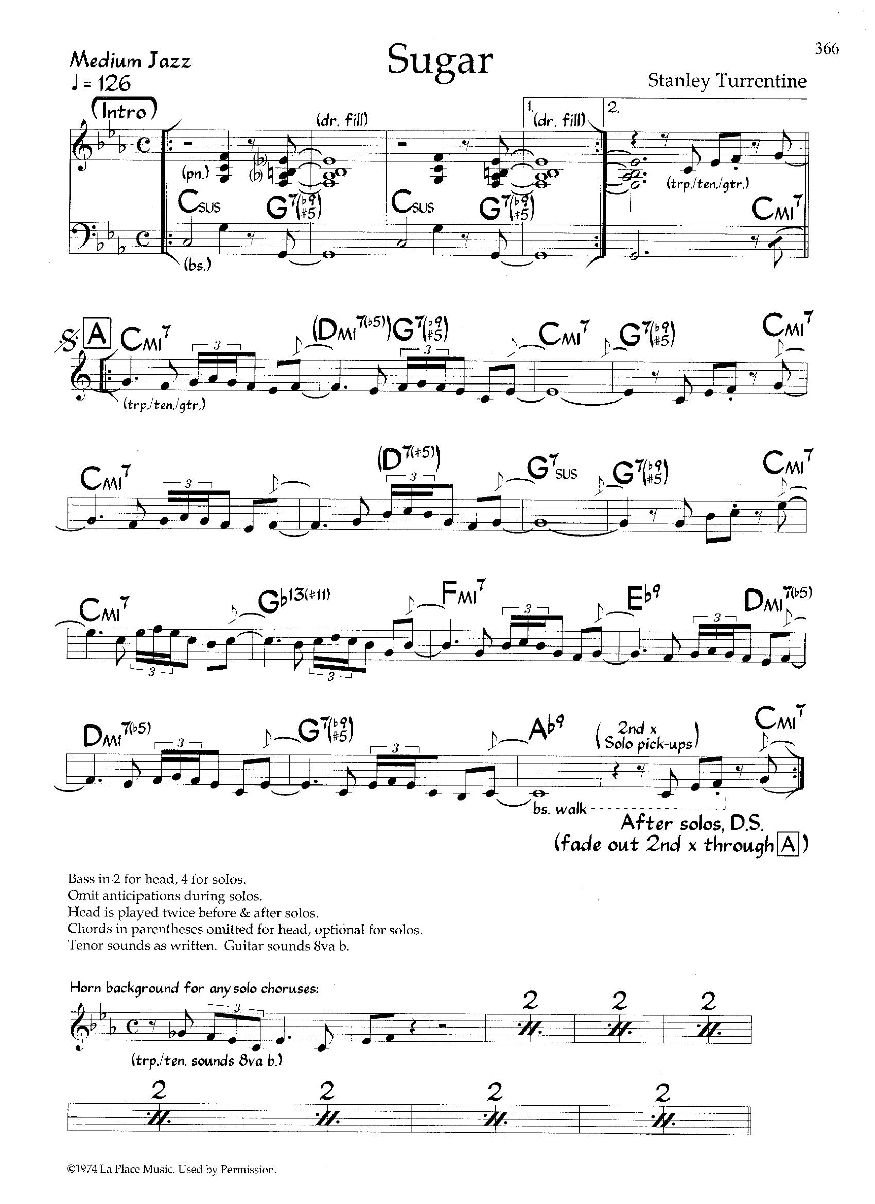 Sugar — Stanley Turrentine Sugar — Stanley Turrentine