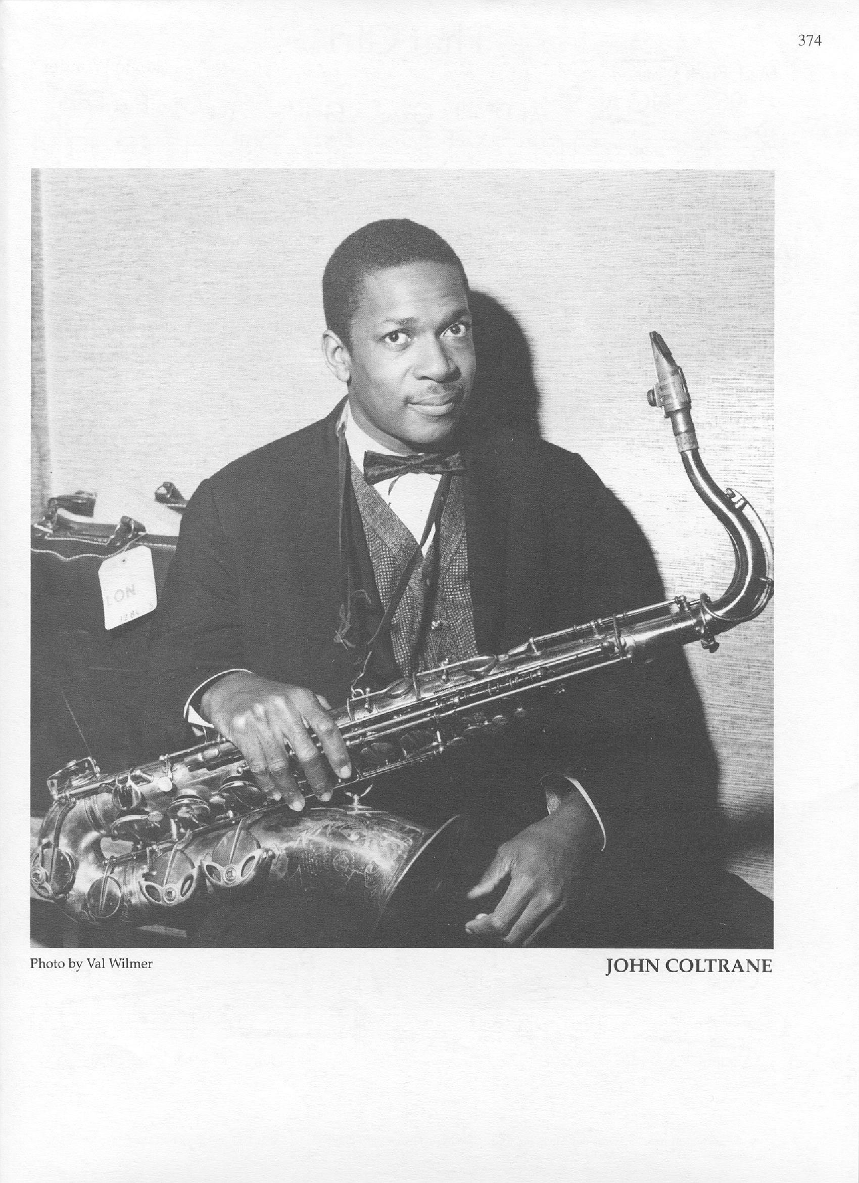 Photo of musicians — John Coltrane Photo of musicians — John Coltrane
